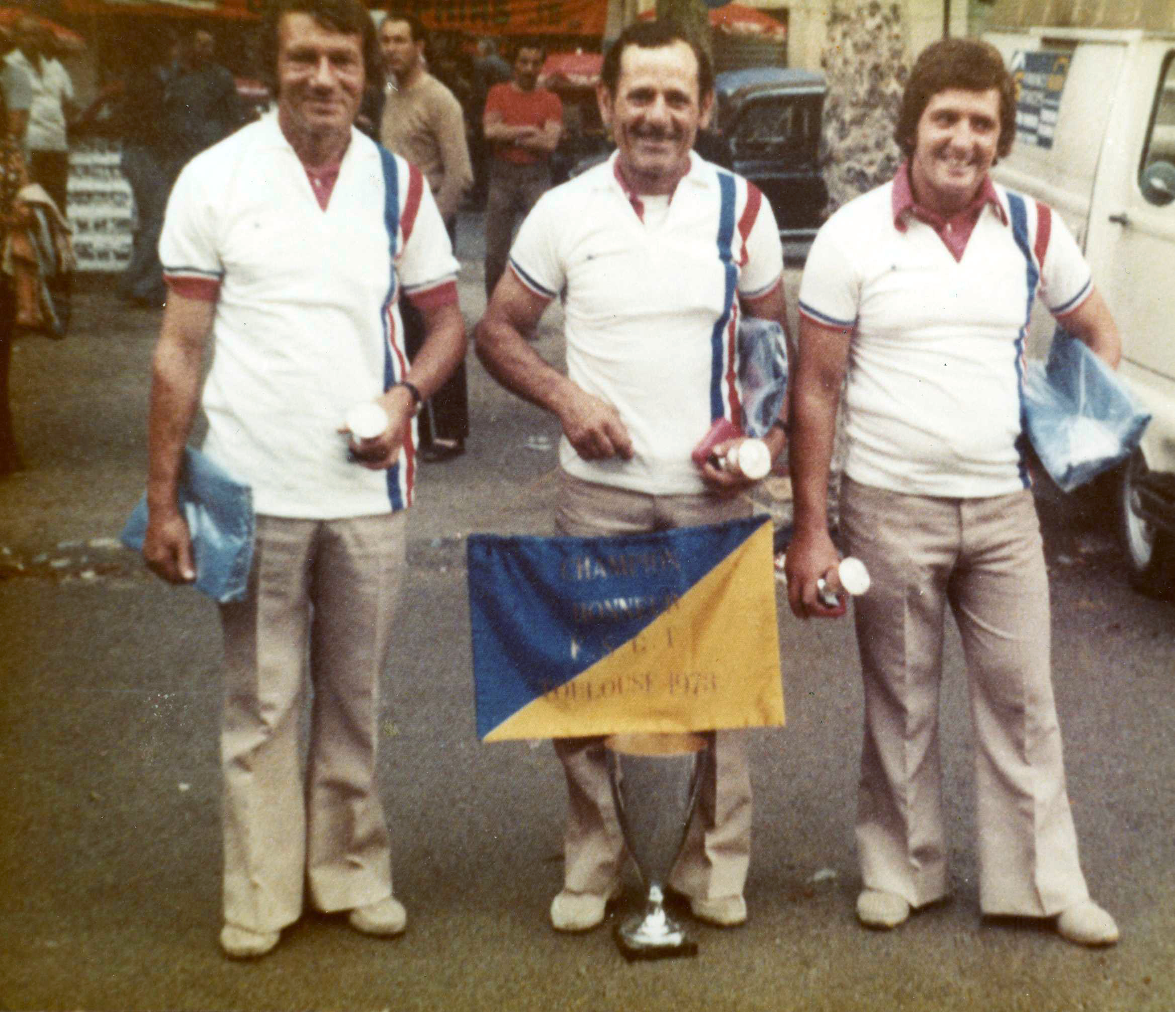 Champion triplettes honneur F.S.G.T. 1973 Champion triplettes honneur F.S.G.T. 1973