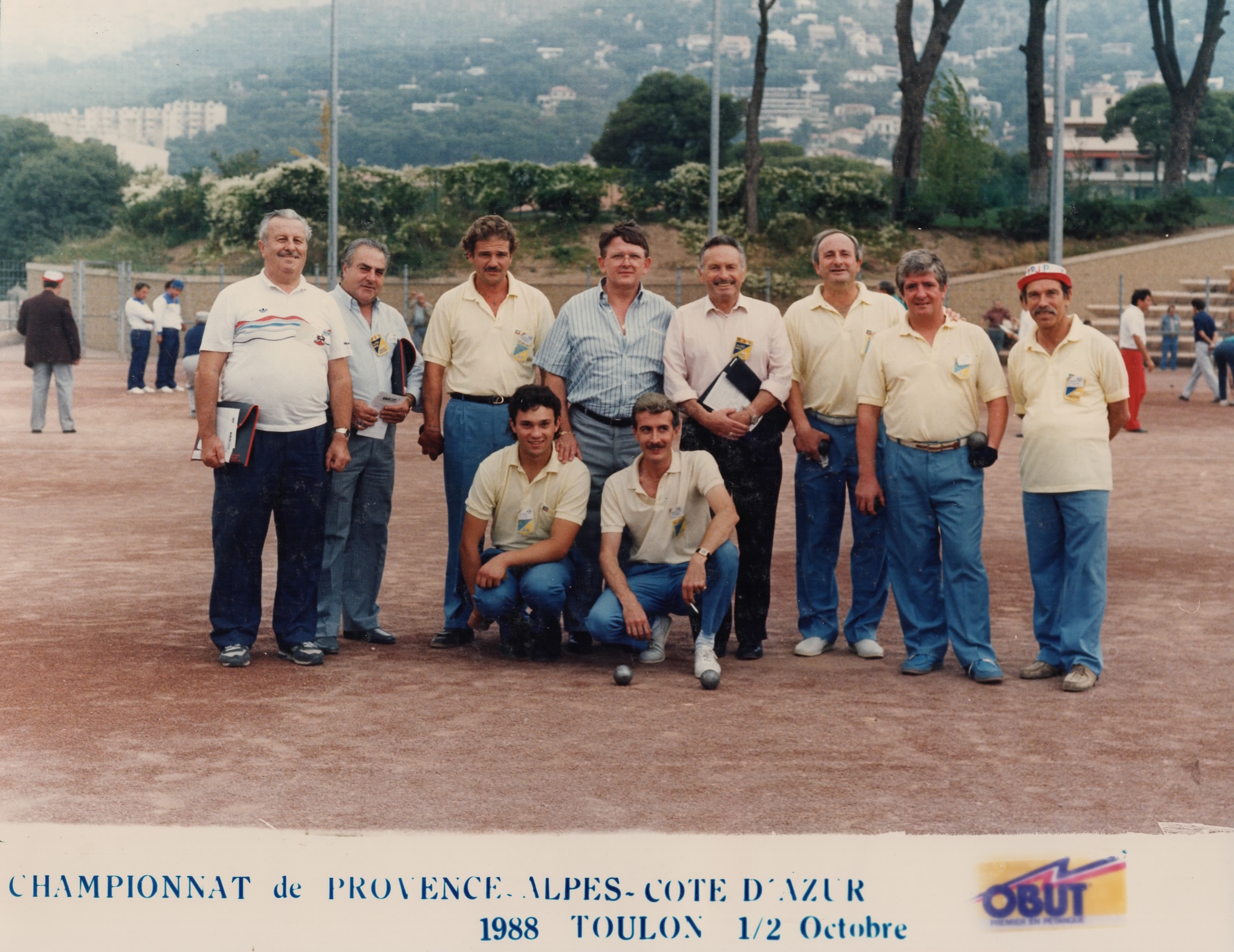 Les qualifiés de la Mini-Boule Laurentine au championnat de ligue 1988 (photo Jean-Claude MEYER)