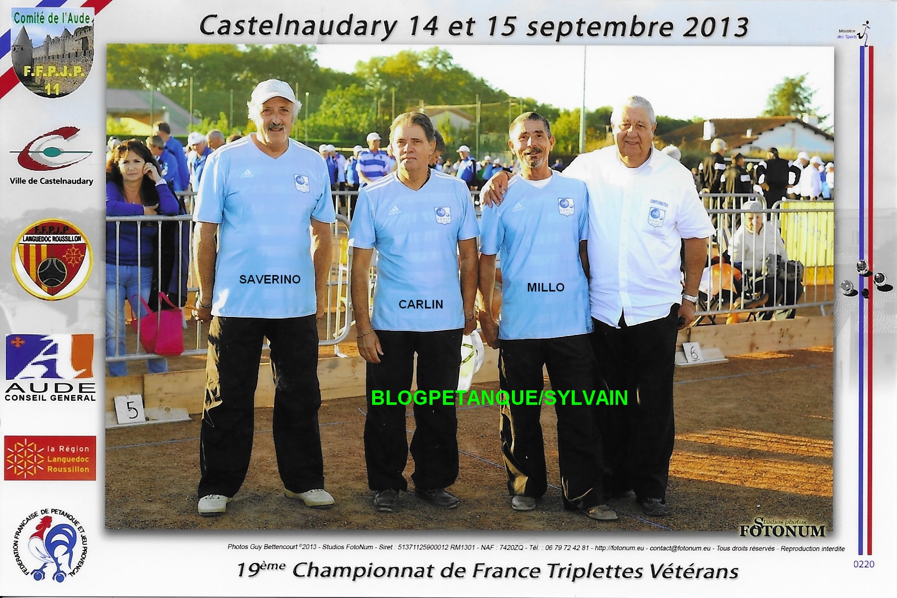 L'année 2013 à la Pétanque