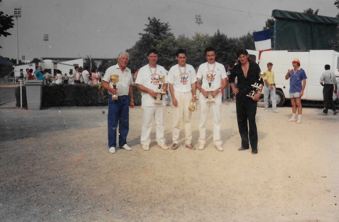 Les champions FSGT 1989 FERNANDEZ - BOLLARO - AQUILINO