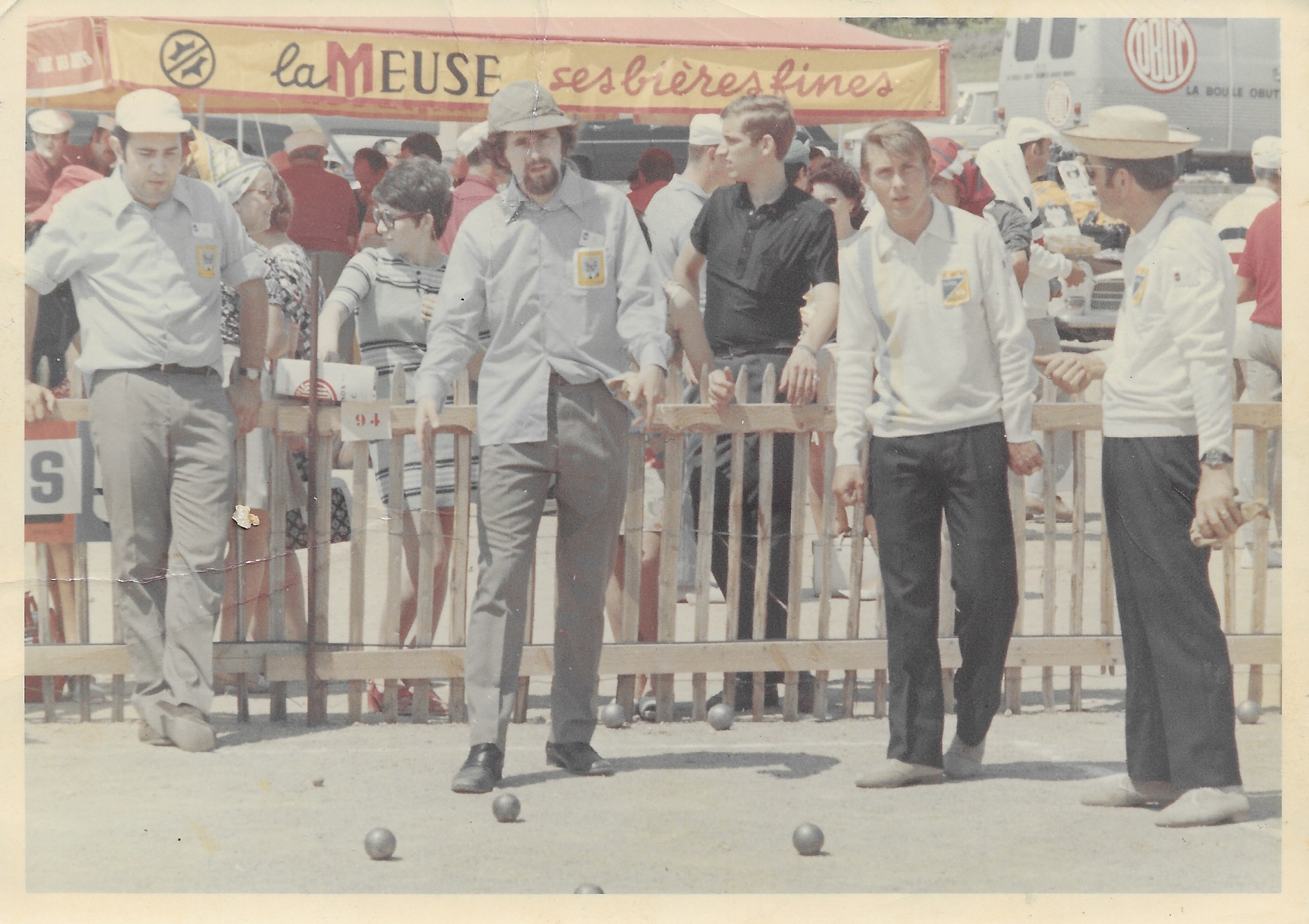 1973 Jeannot BOULOGNE et ZAROLLI au CDF triplettes à ANGERS 1973 Jeannot BOULOGNE et ZAROLLI au CDF triplettes à ANGERS