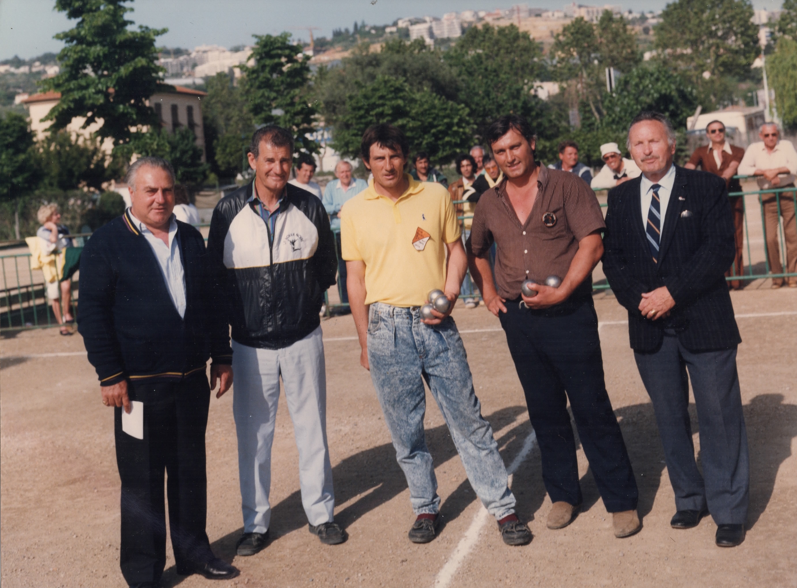 Les finalistes du championnat individuel du 06 en 1988