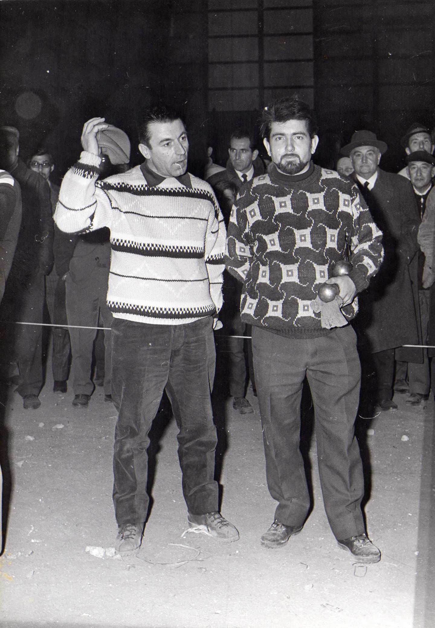 Jean PAON et Tchois MERCURIO lors d'un concours à PARIS