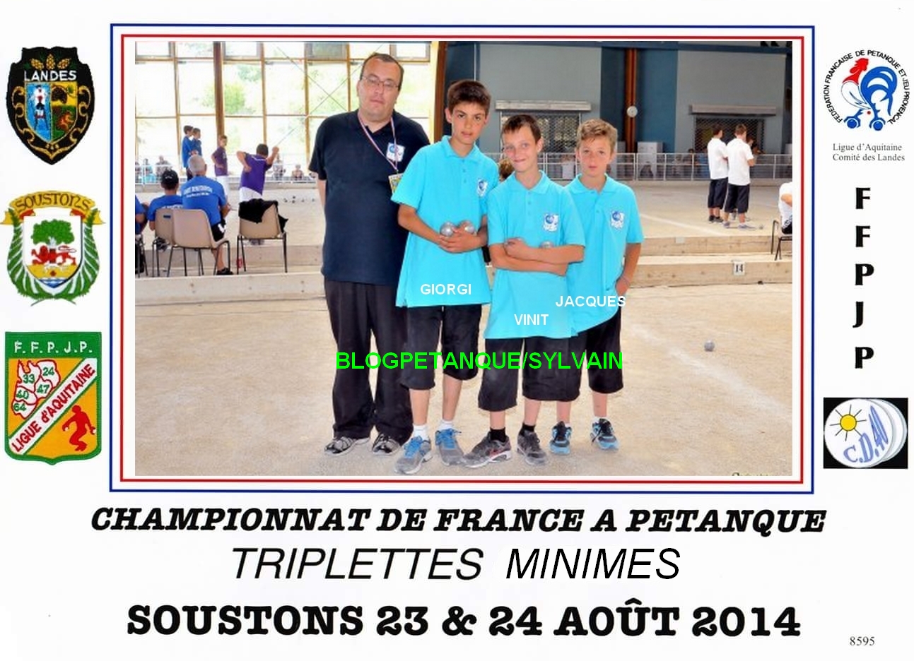 L'année 2014 à la Pétanque