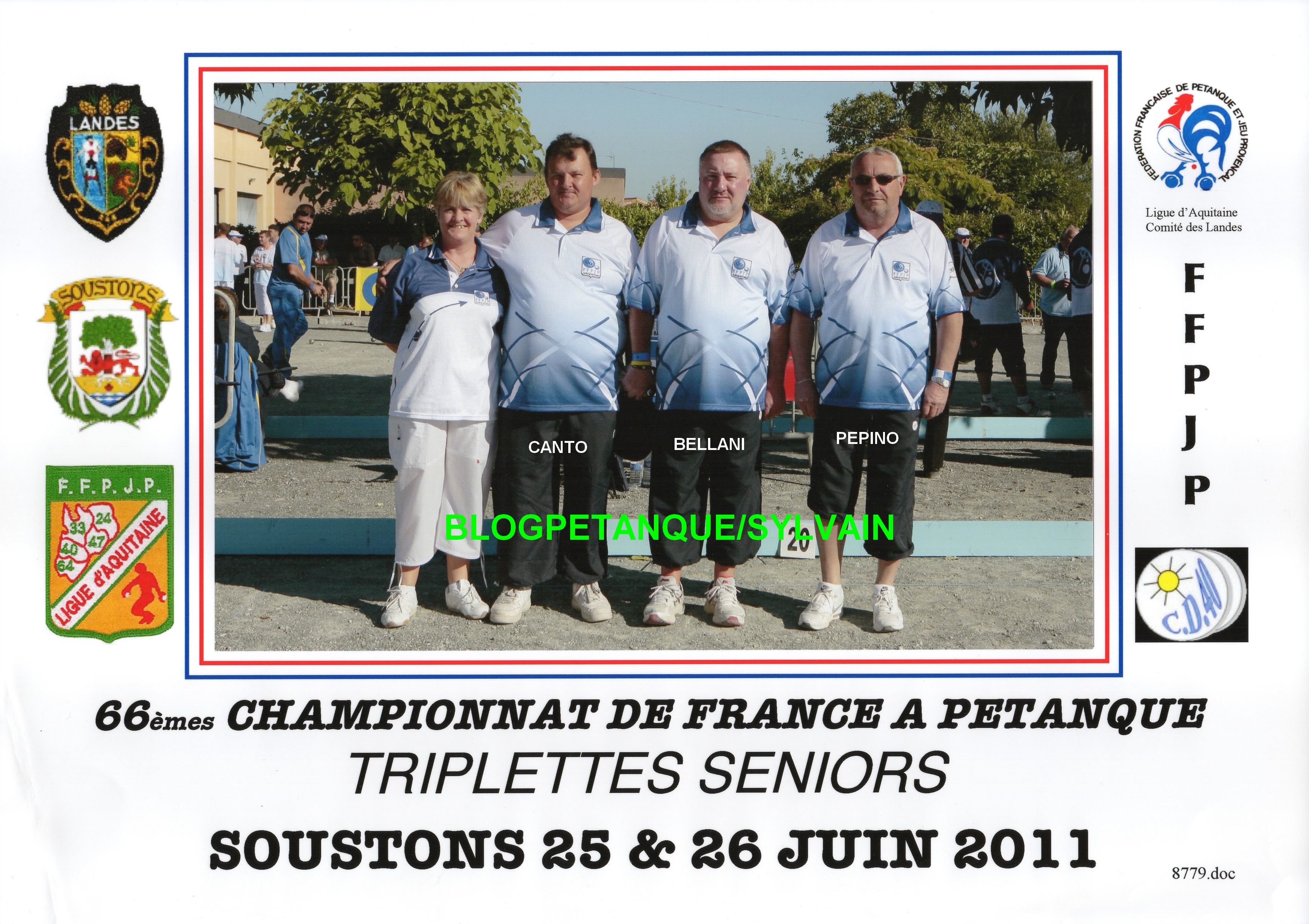 L' équipe remplaçante de GASTALDI-FALLEUR-DESSEAUX L' équipe remplaçante de GASTALDI-FALLEUR-DESSEAUX