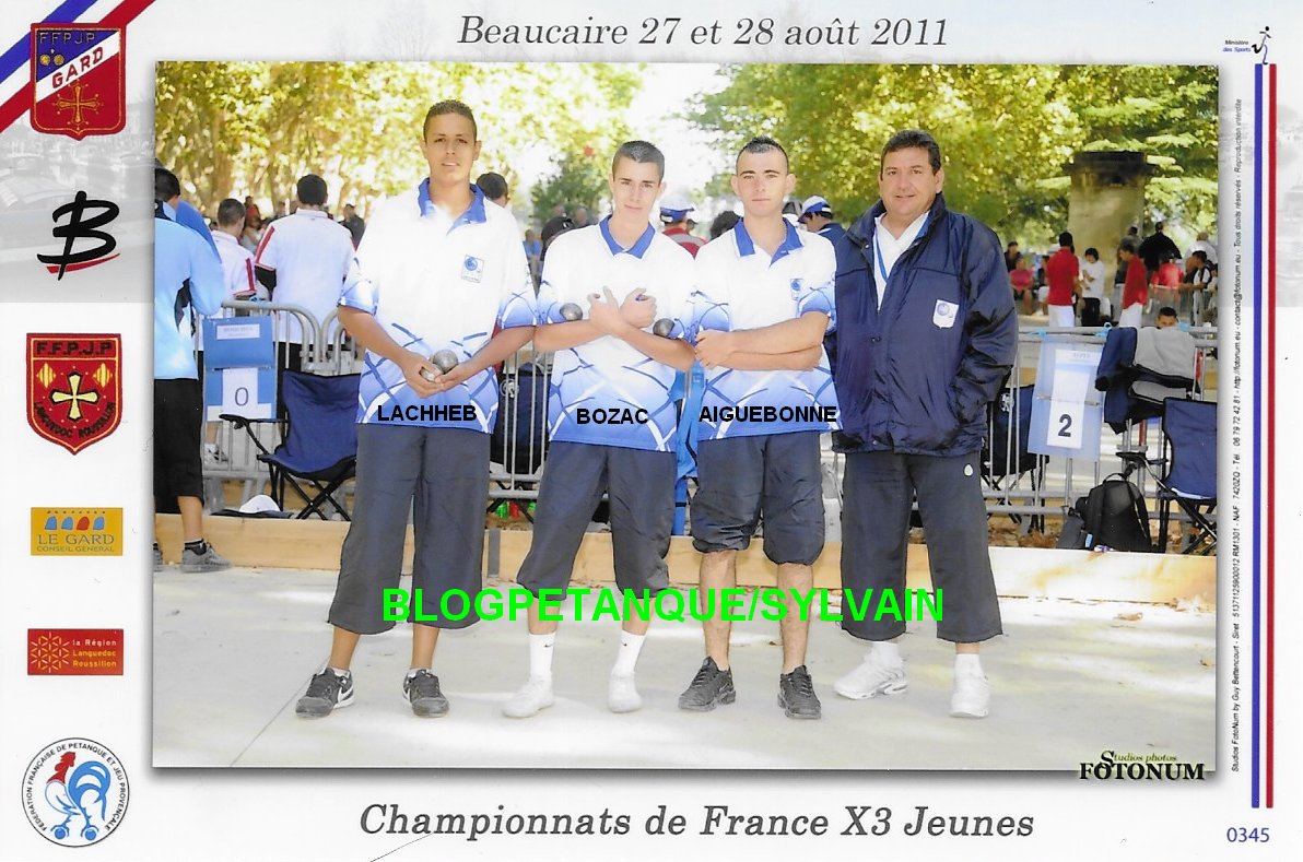 L'année 2011 à la Pétanque