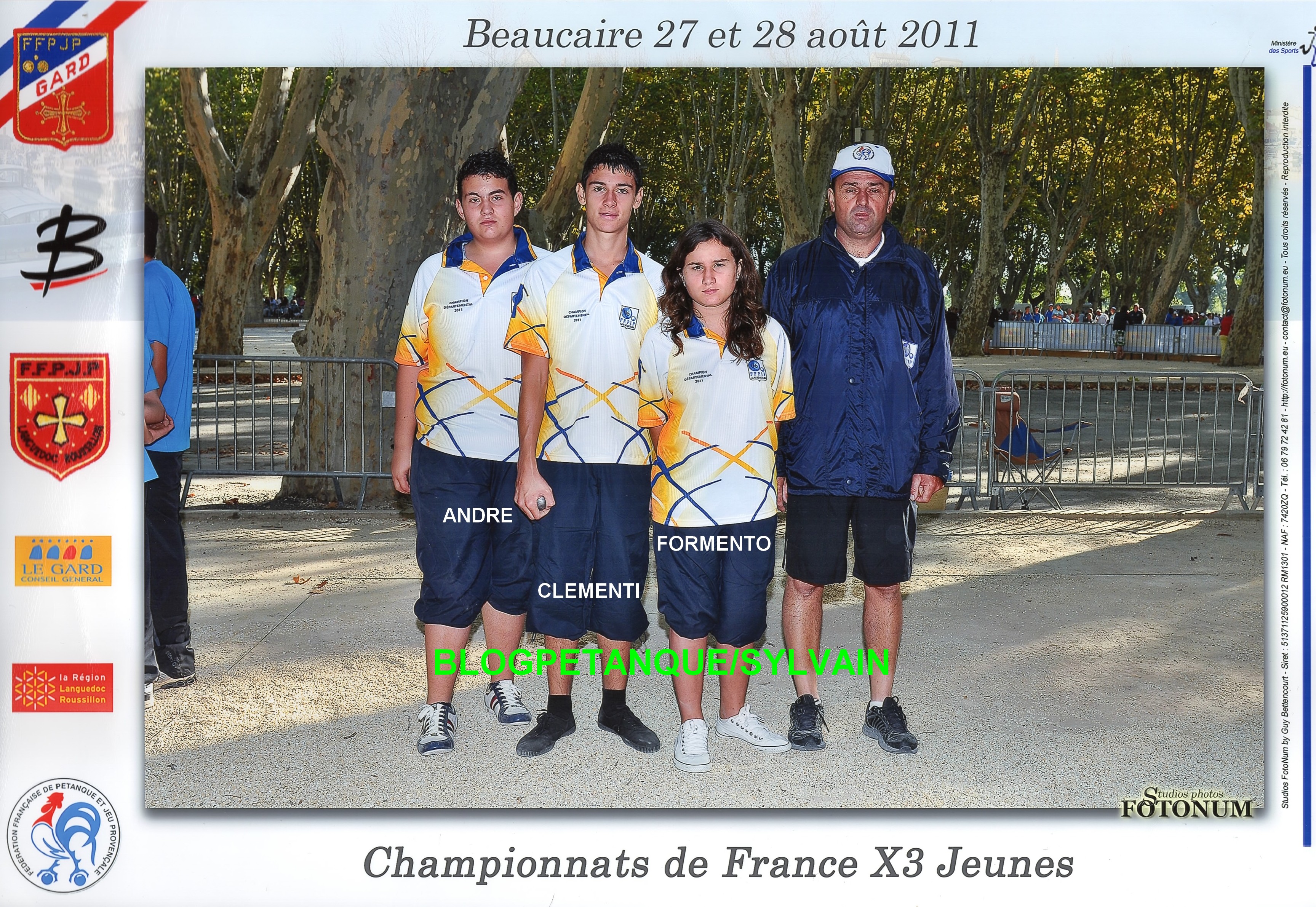 Les champions cadets du 06