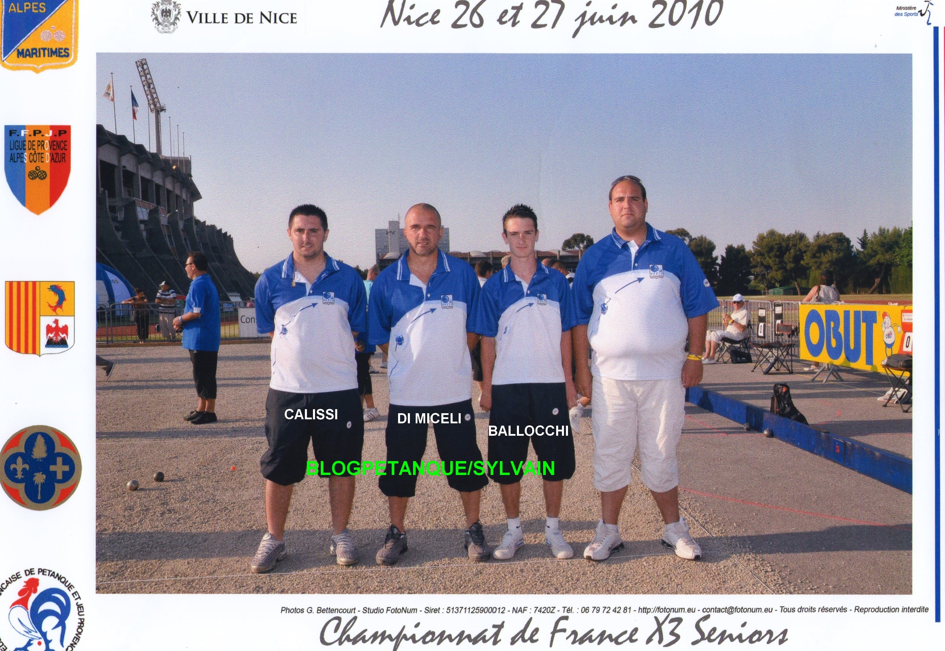 L'année 2010 à la Pétanque L'année 2010 à la Pétanque