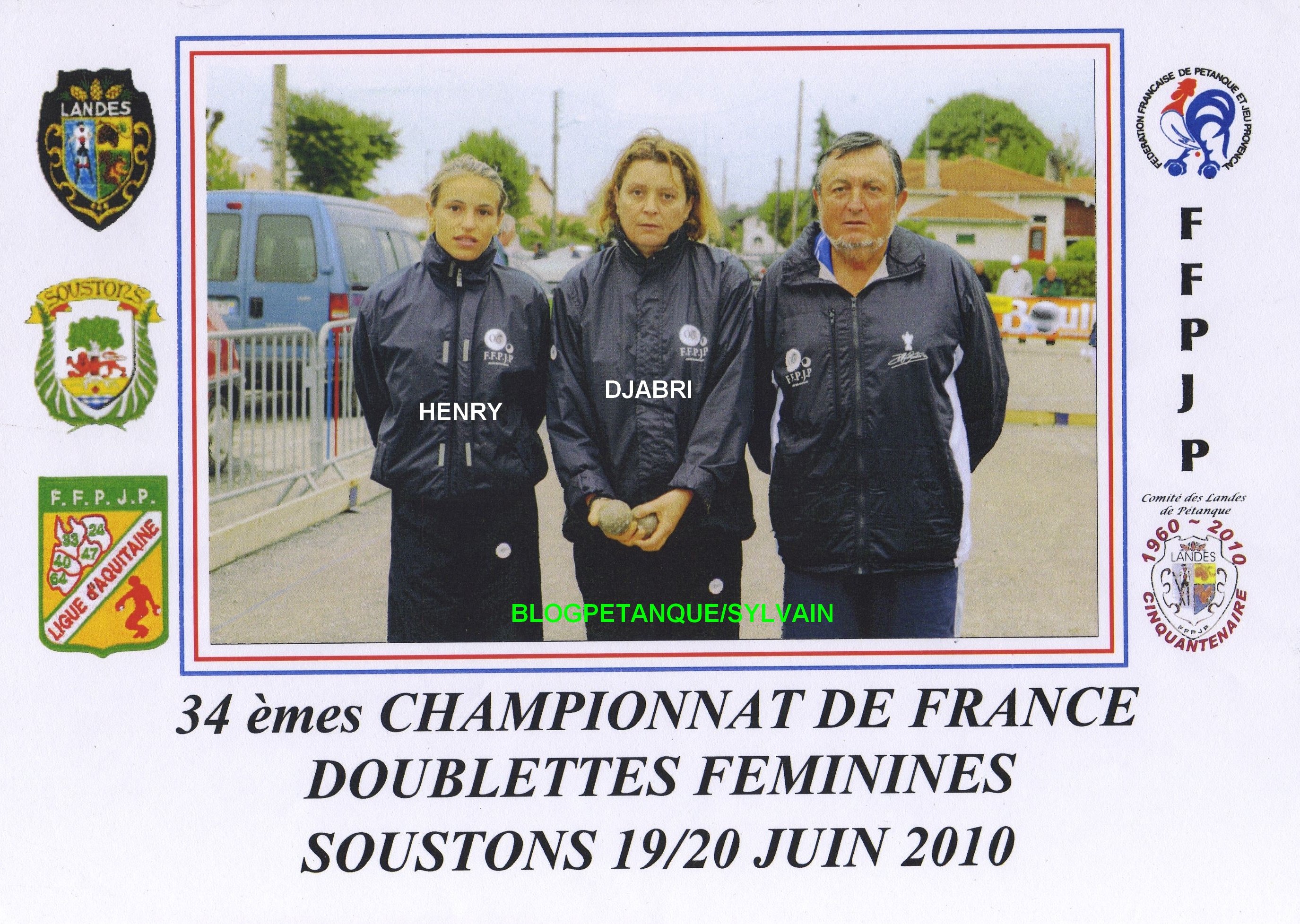 L'année 2010 à la Pétanque L'année 2010 à la Pétanque