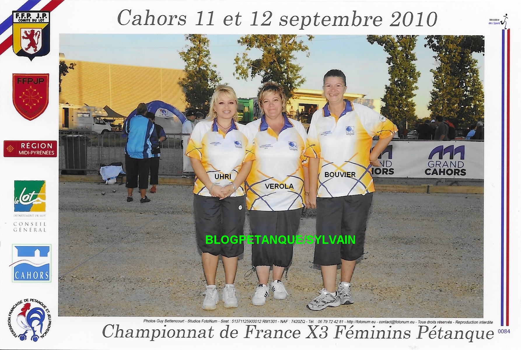 L'année 2010 à la Pétanque L'année 2010 à la Pétanque