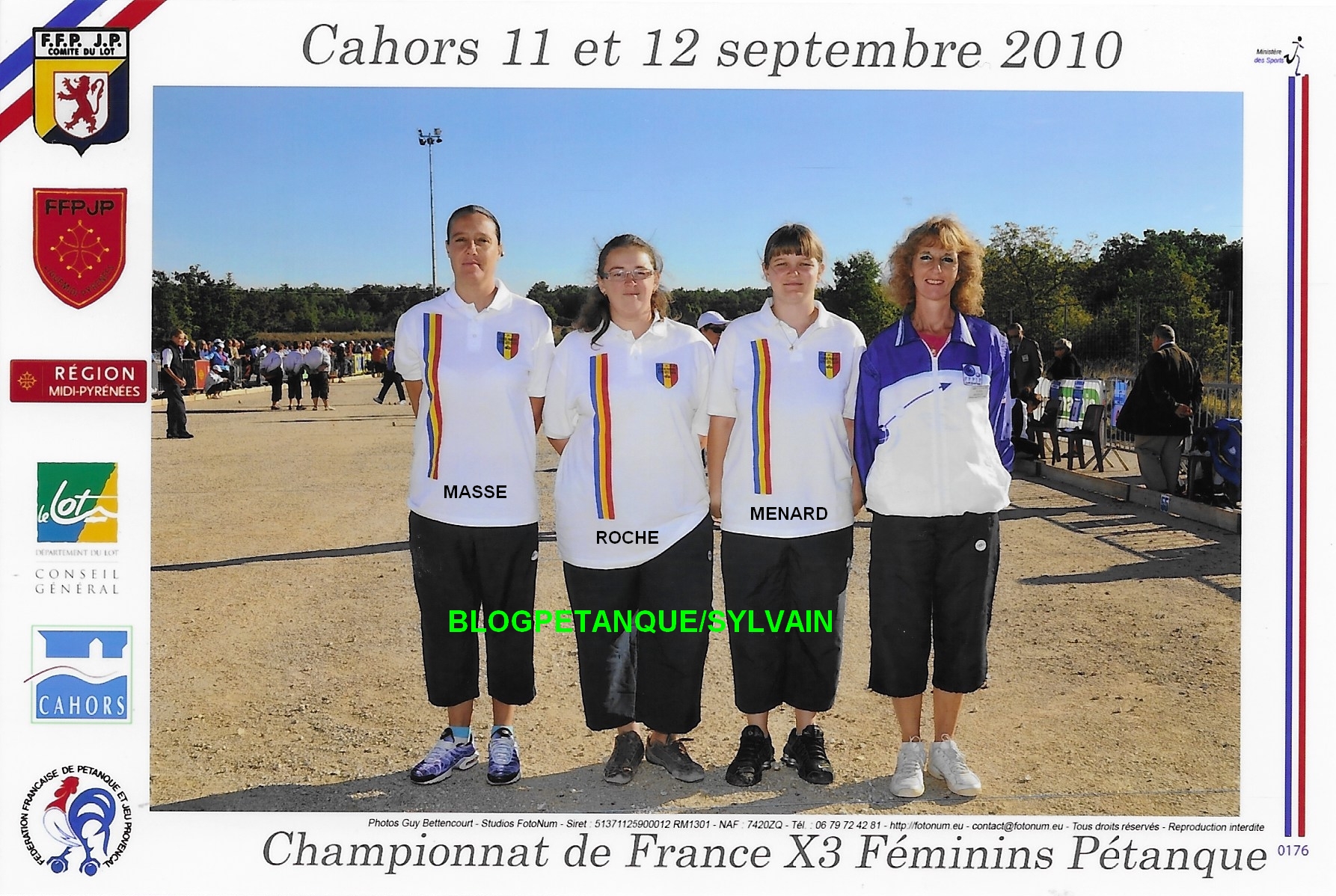 L'année 2010 à la Pétanque L'année 2010 à la Pétanque