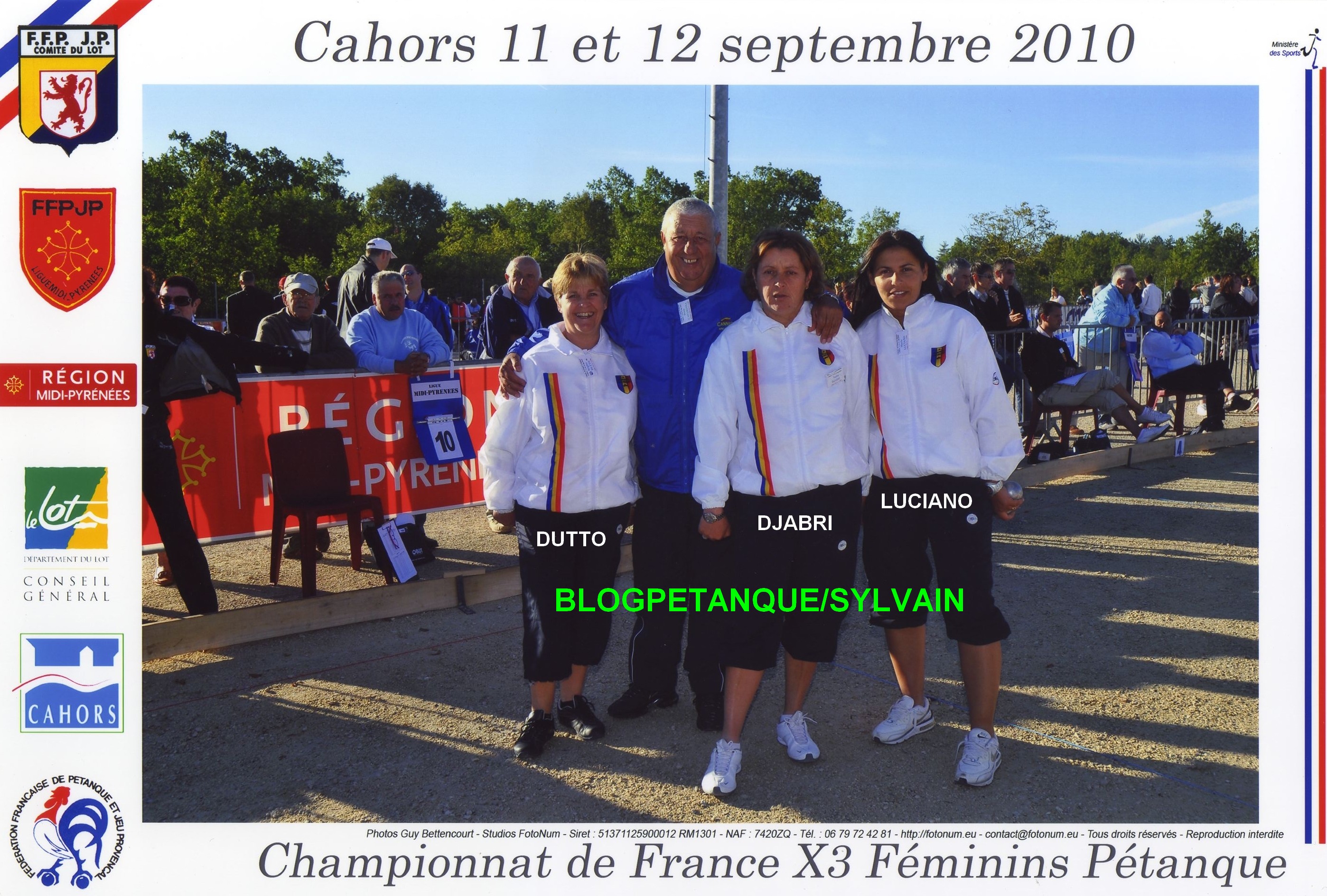 L'année 2010 à la Pétanque L'année 2010 à la Pétanque