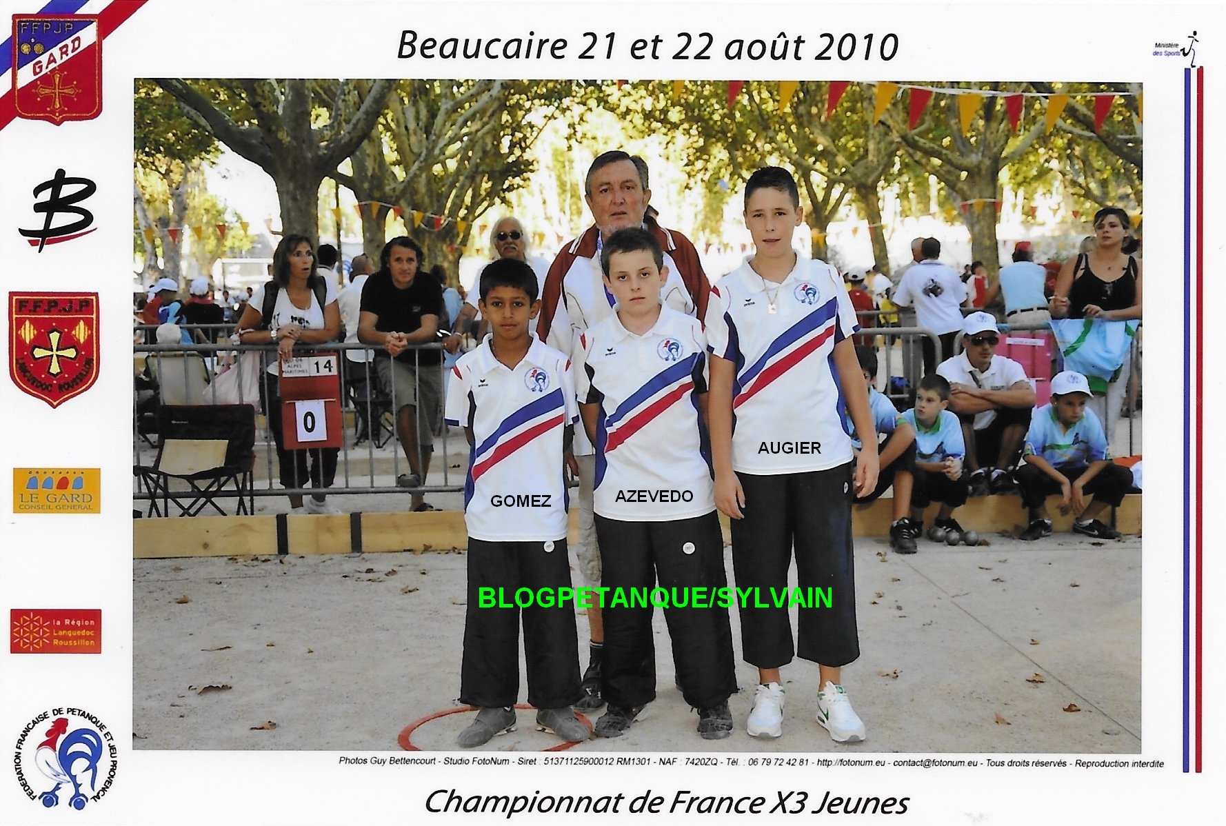 L'année 2010 à la Pétanque L'année 2010 à la Pétanque