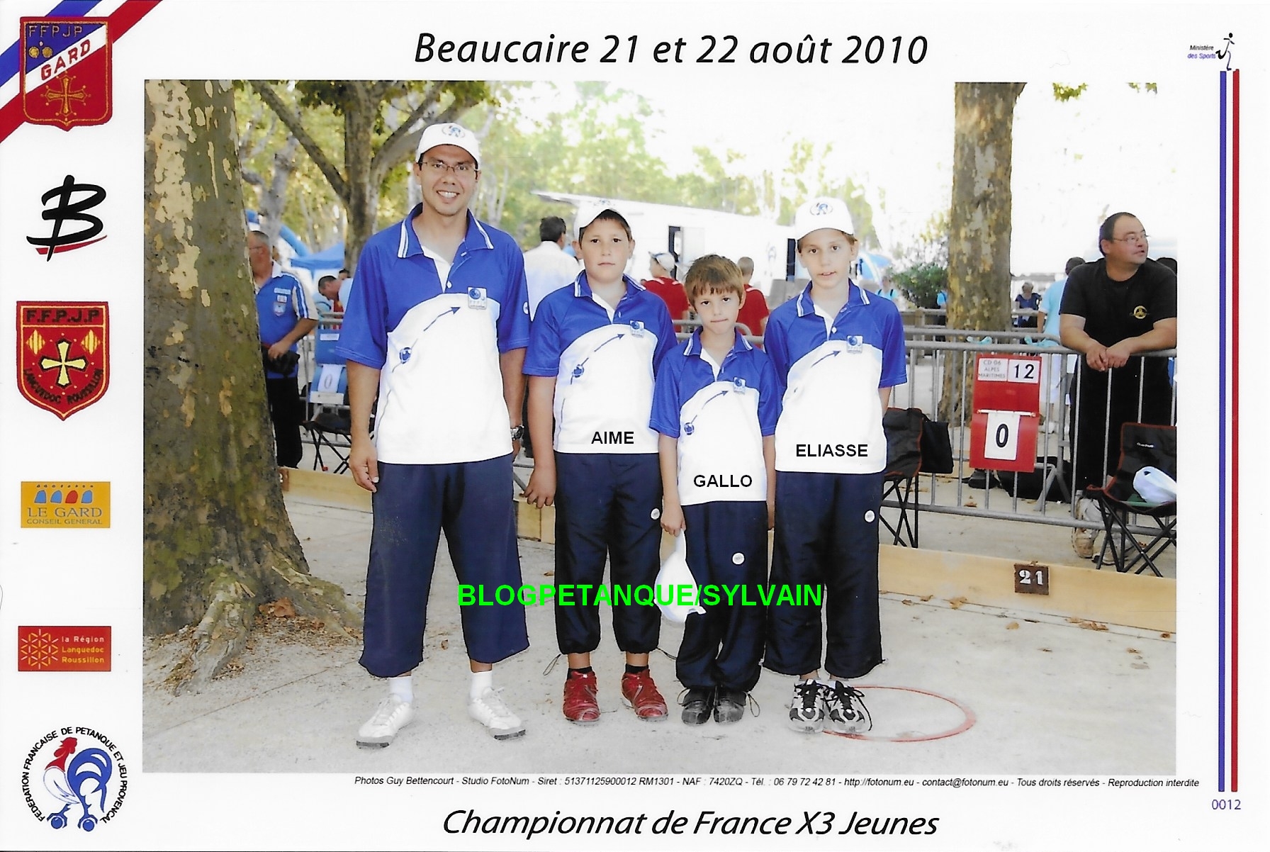 L'année 2010 à la Pétanque