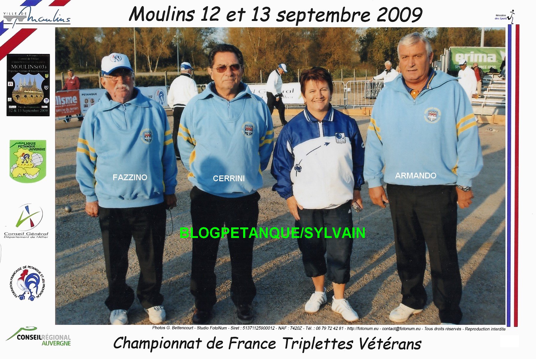 Les champions vétérans du 06