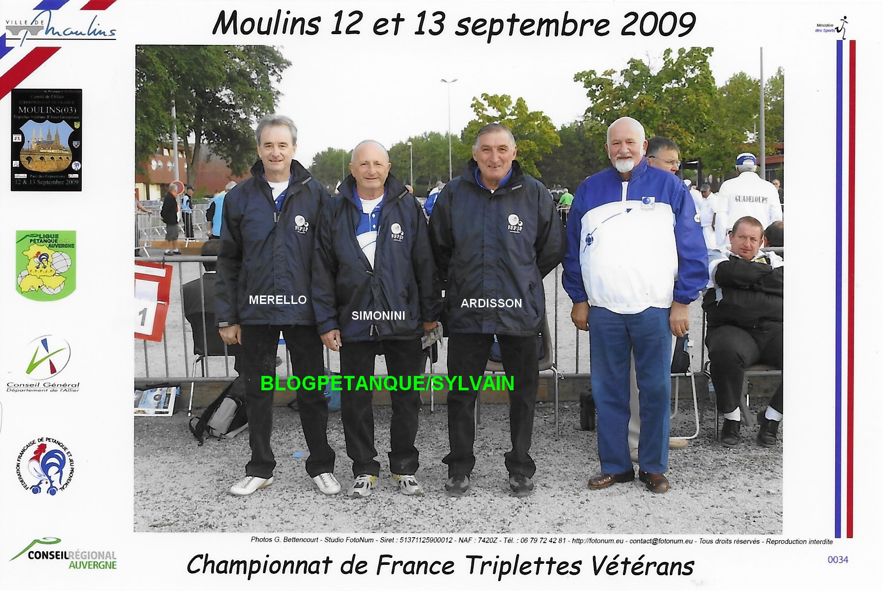  L'année 2009 à la Pétanque