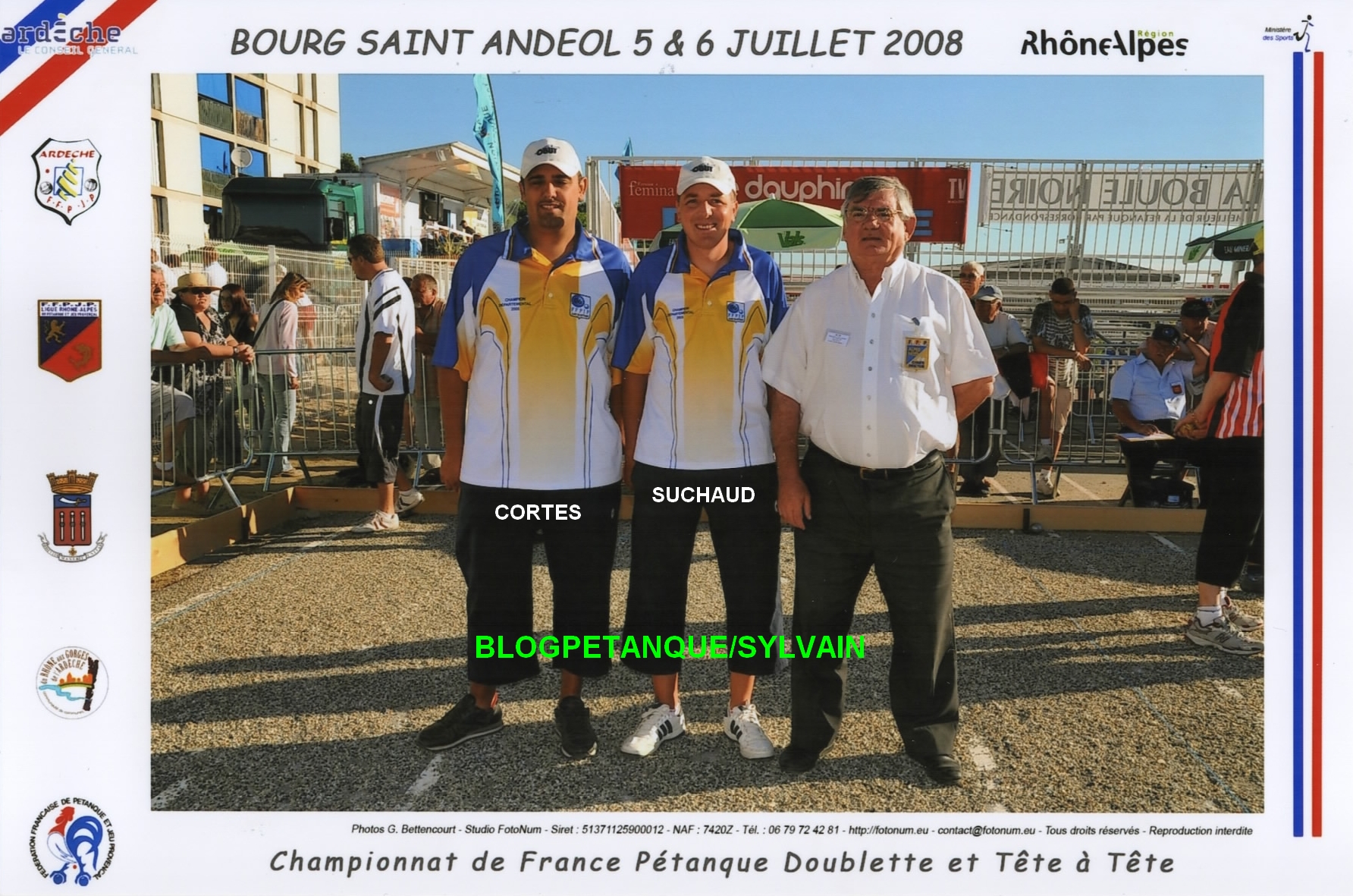 L'année 2008 à la Pétanque