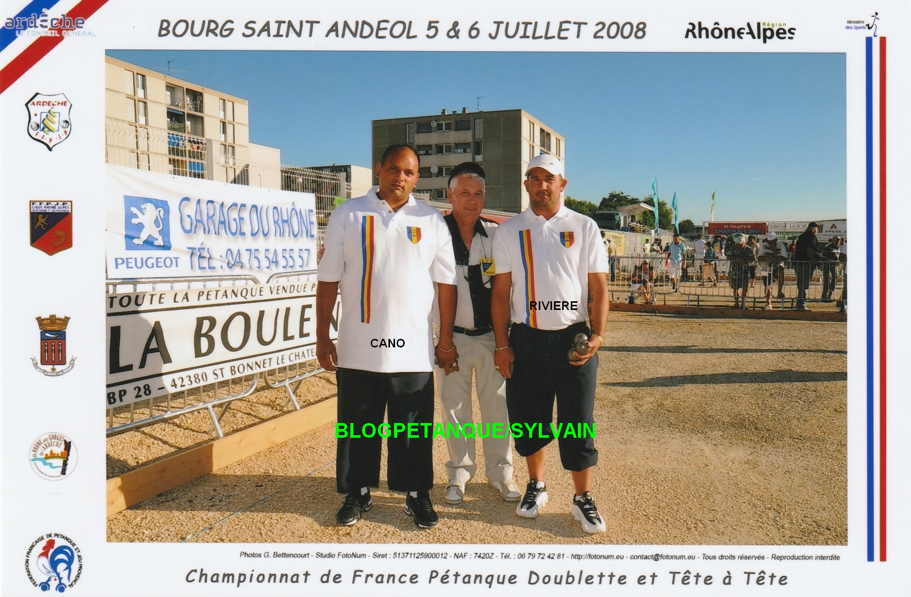 L'année 2008 à la Pétanque