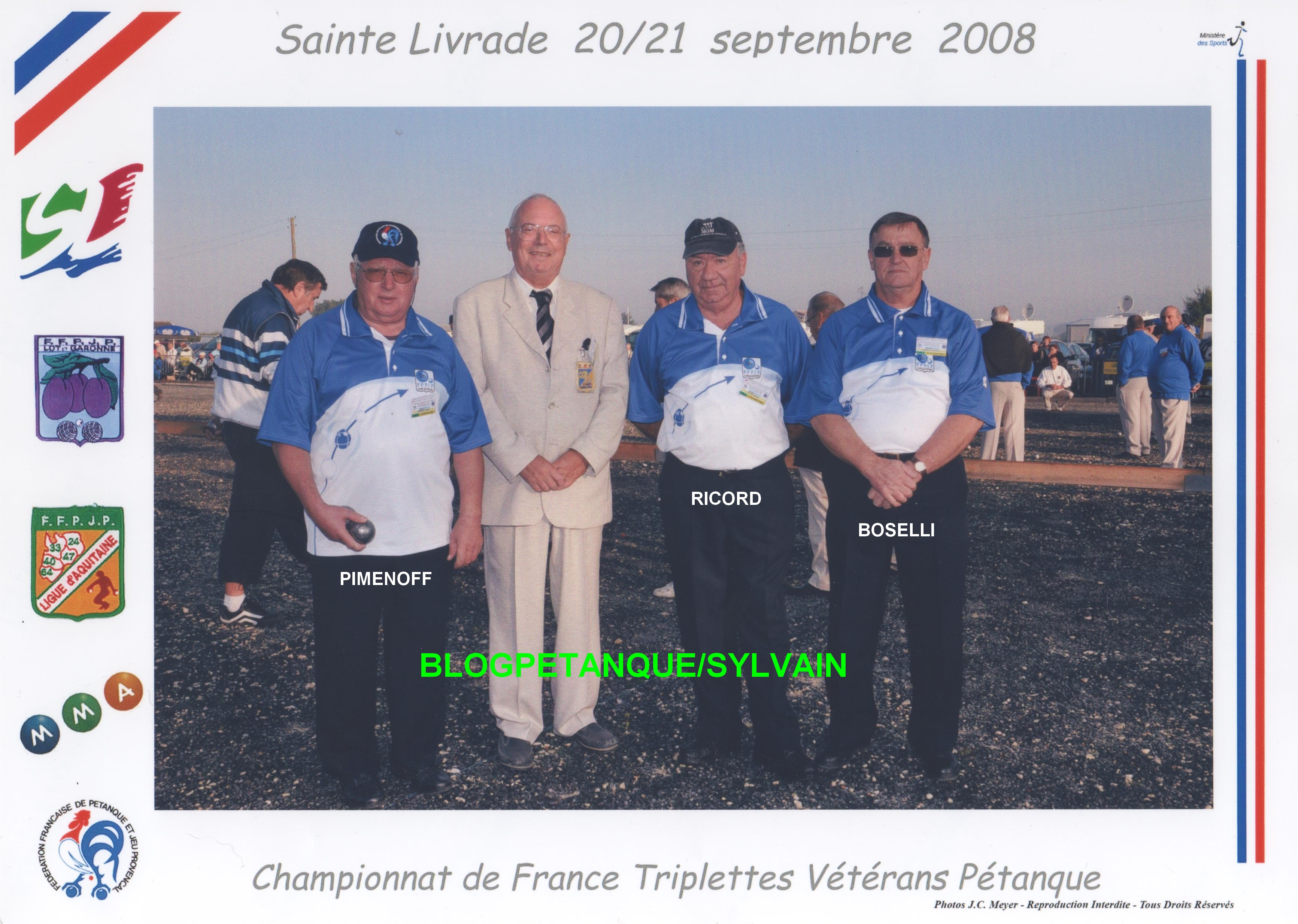 L'année 2008 à la Pétanque