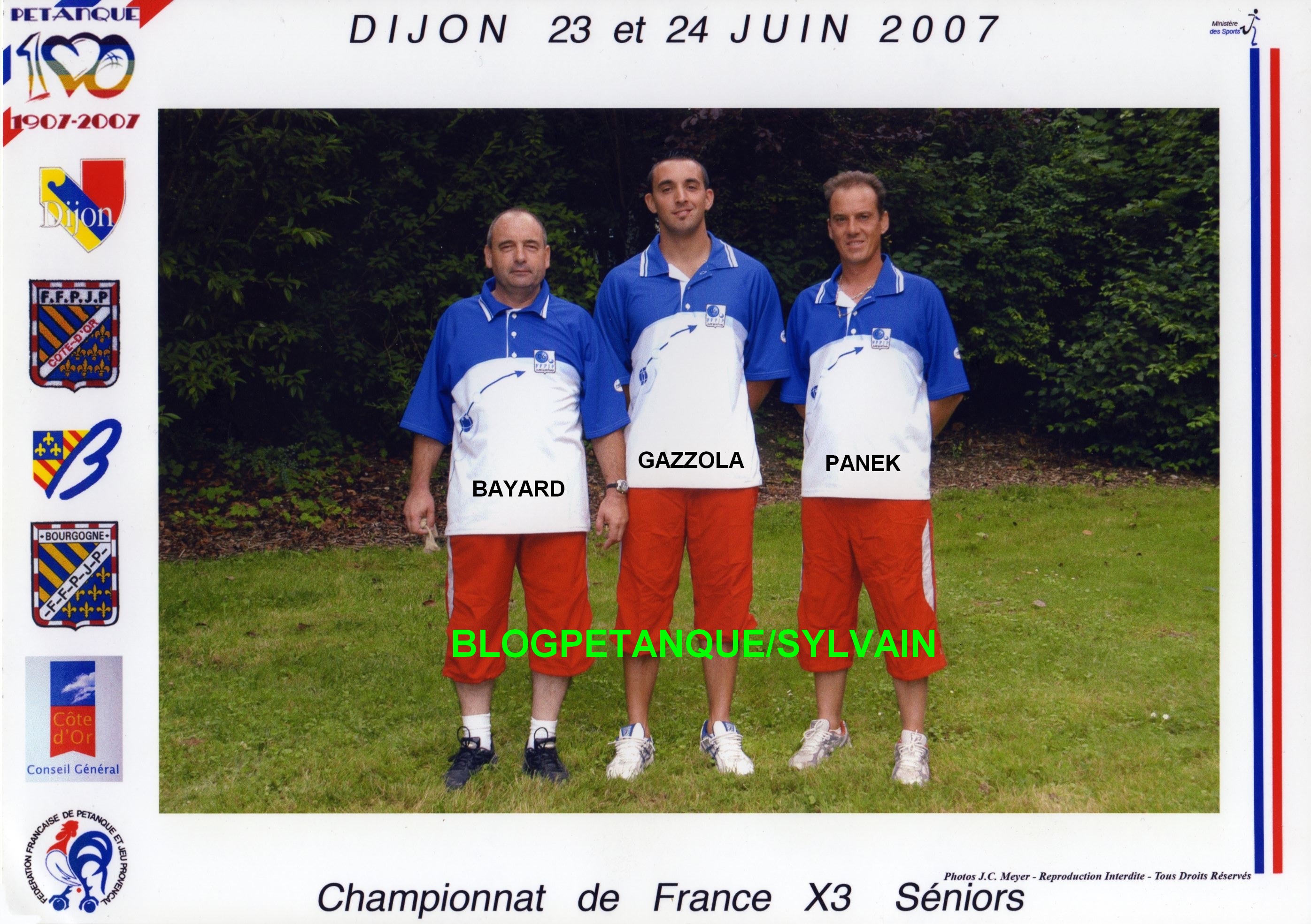 L'année 2007 à la Pétanque L'année 2007 à la Pétanque