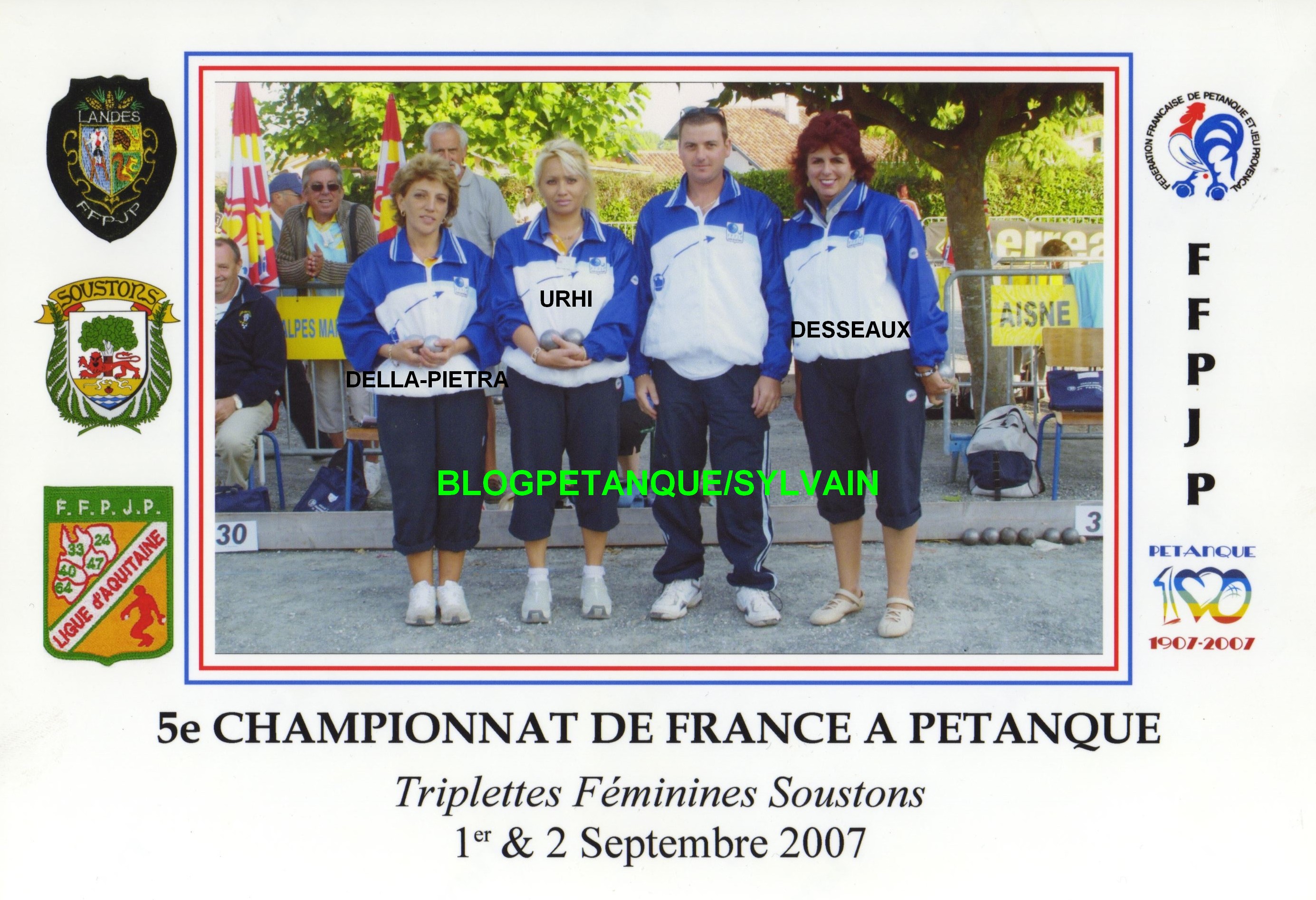 L'année 2007 à la Pétanque