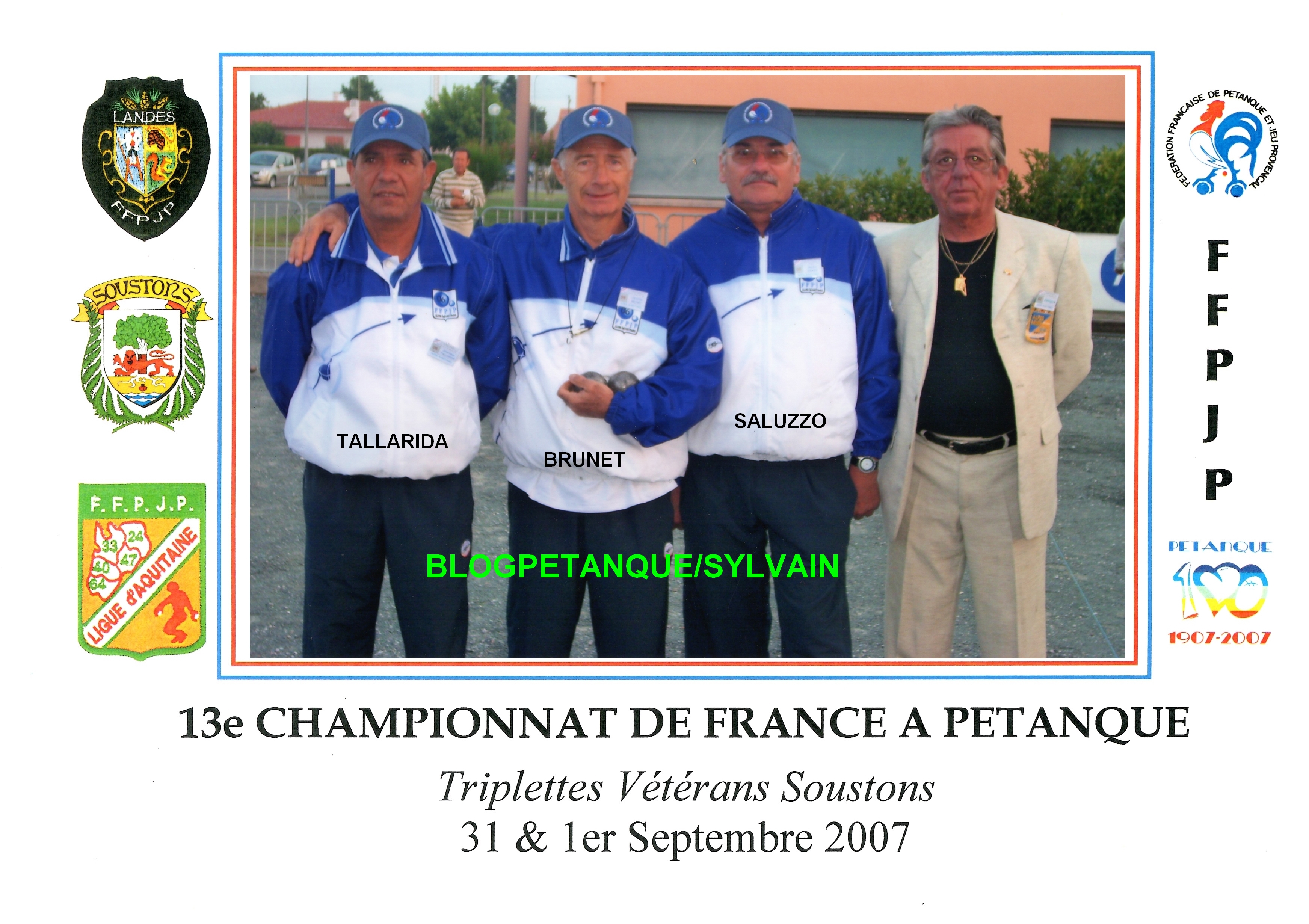 L'année 2007 à la Pétanque L'année 2007 à la Pétanque
