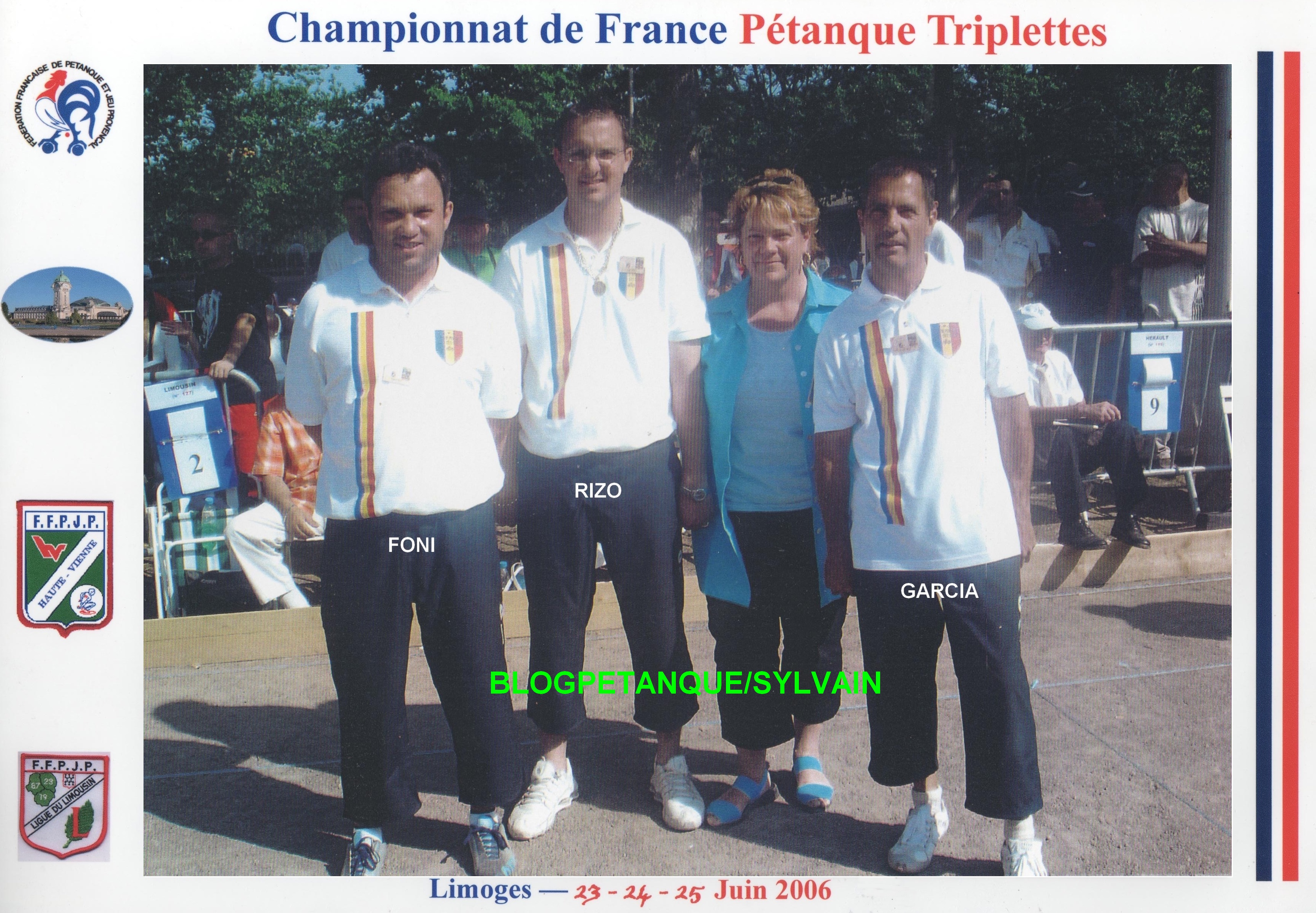 L'année 2006 à la Pétanque