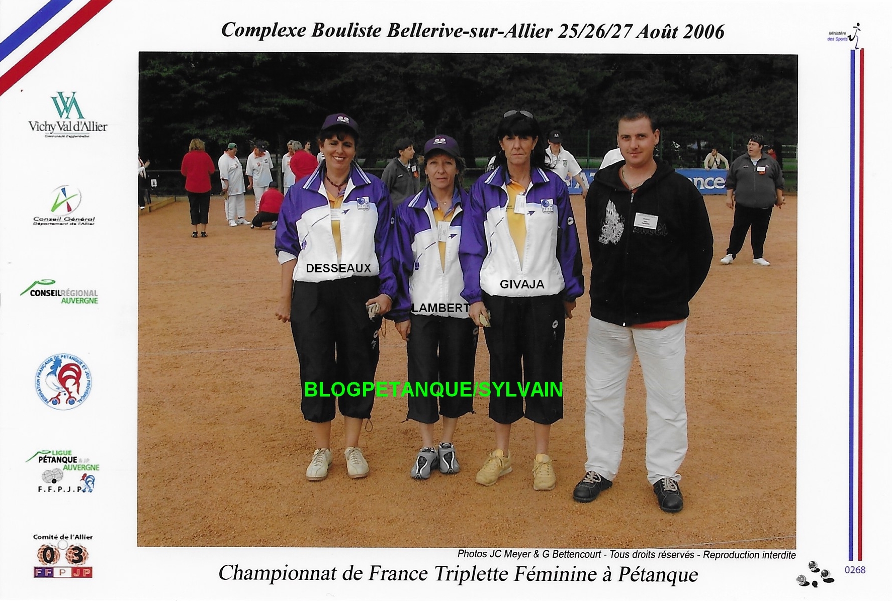 L'année 2006 à la Pétanque