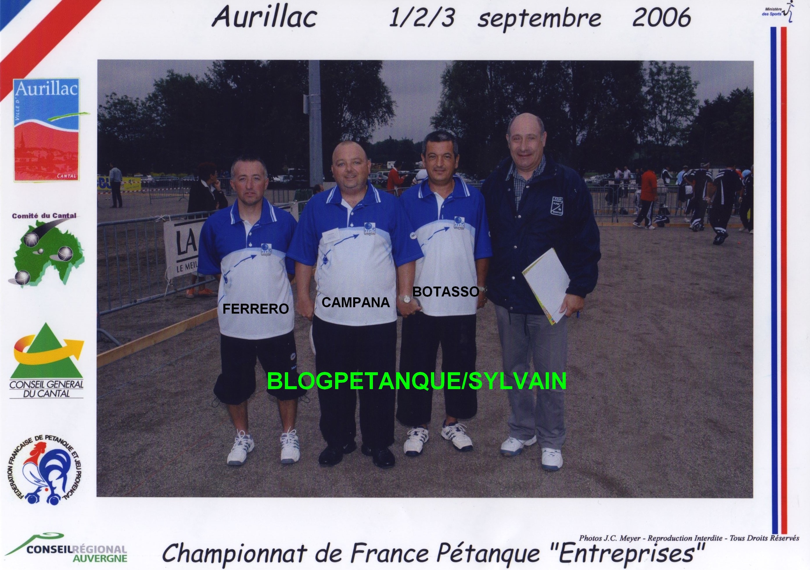 L'année 2006 à la Pétanque