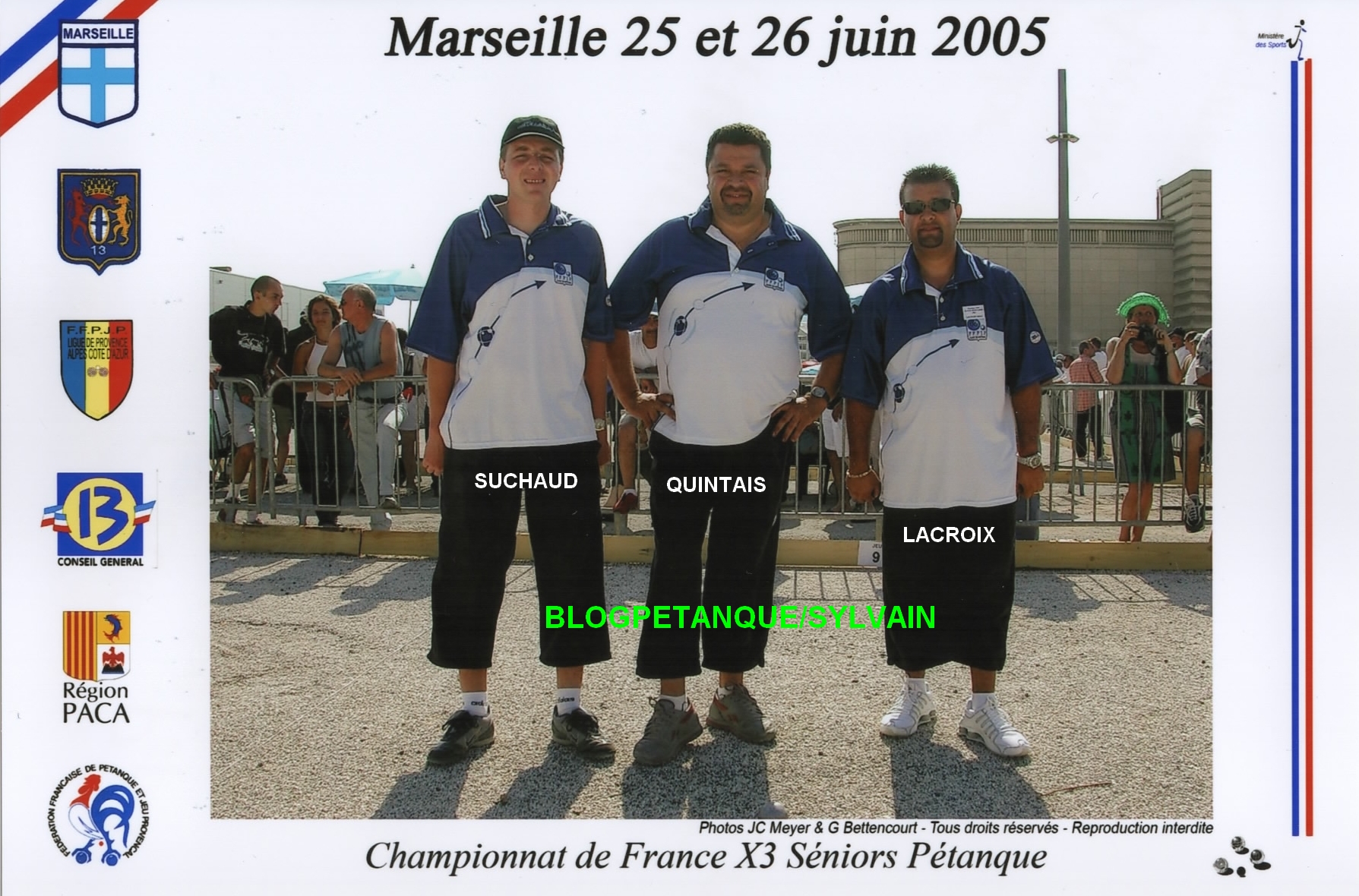 Les champions triplettes du 06 Les champions triplettes du 06
