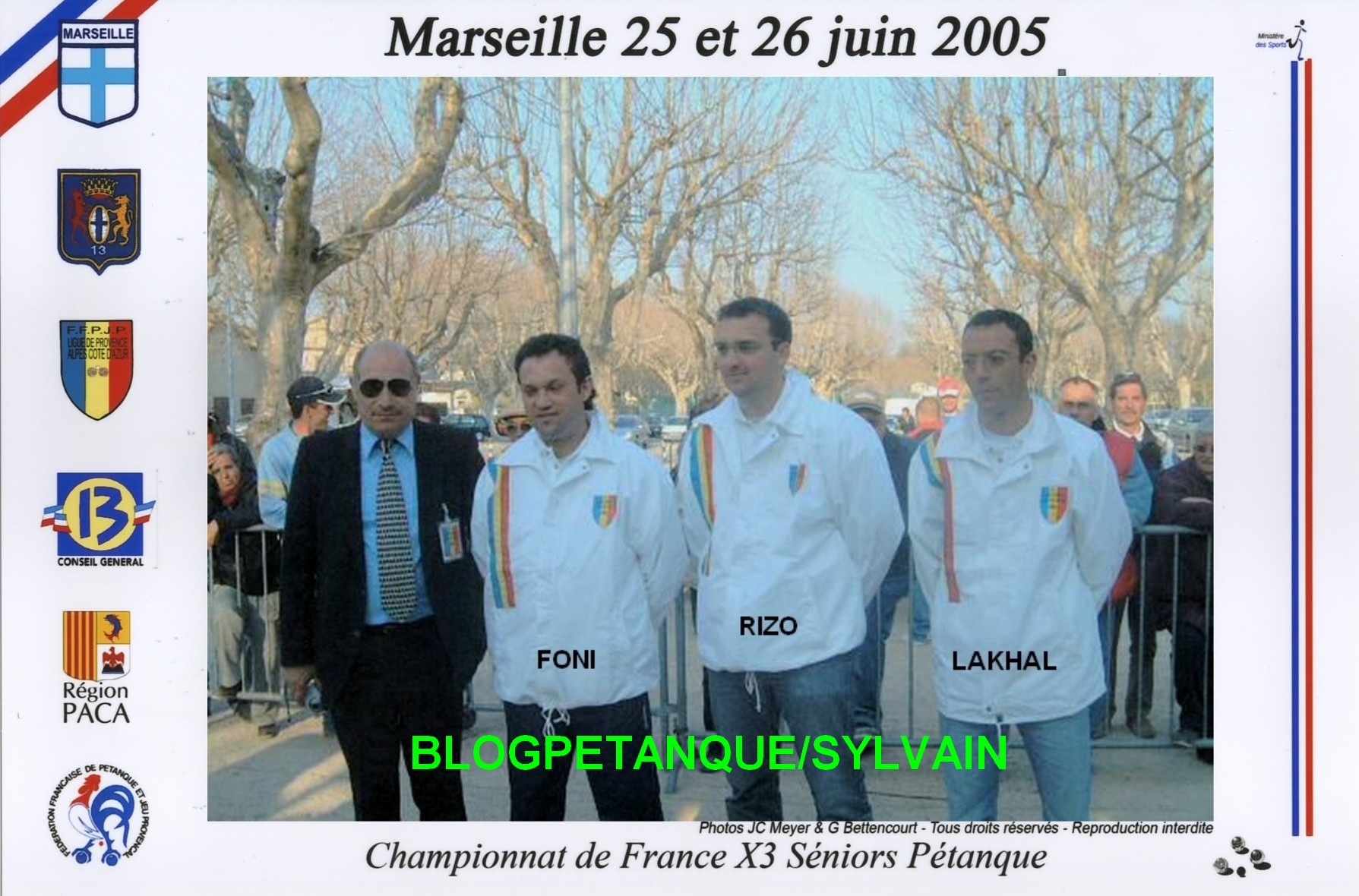 L'année 2005 à la Pétanque