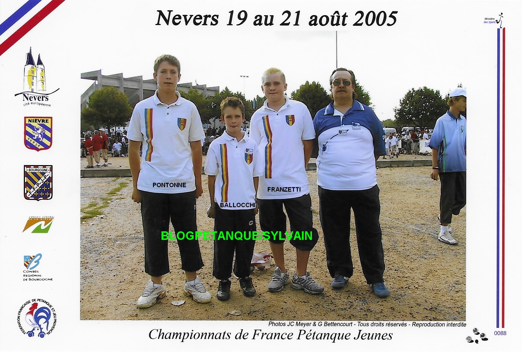 L'année 2005 à la Pétanque L'année 2005 à la Pétanque