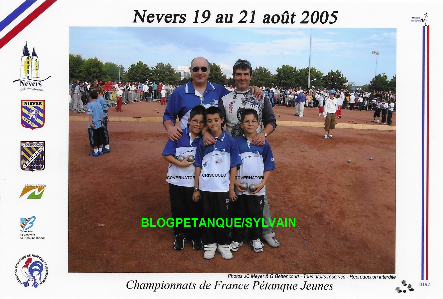 L'année 2005 à la Pétanque L'année 2005 à la Pétanque