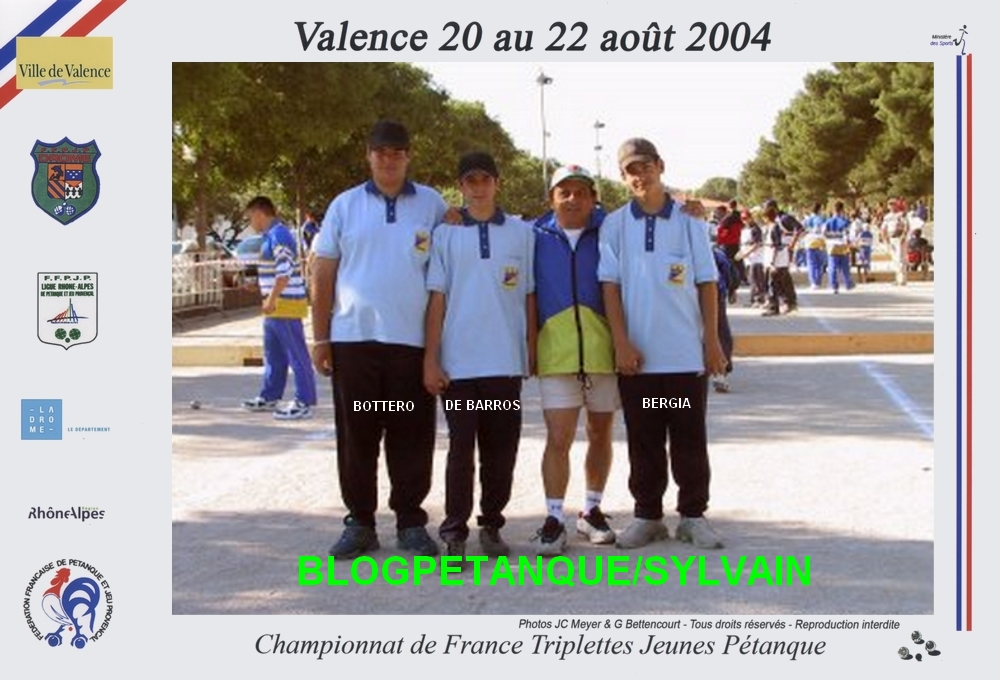 L'année 2004 à la Pétanque L'année 2004 à la Pétanque