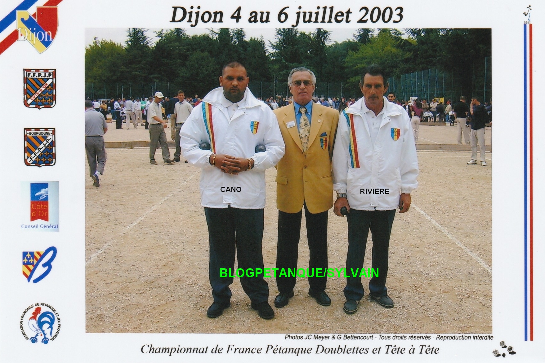L'année 2003 à la Pétanque