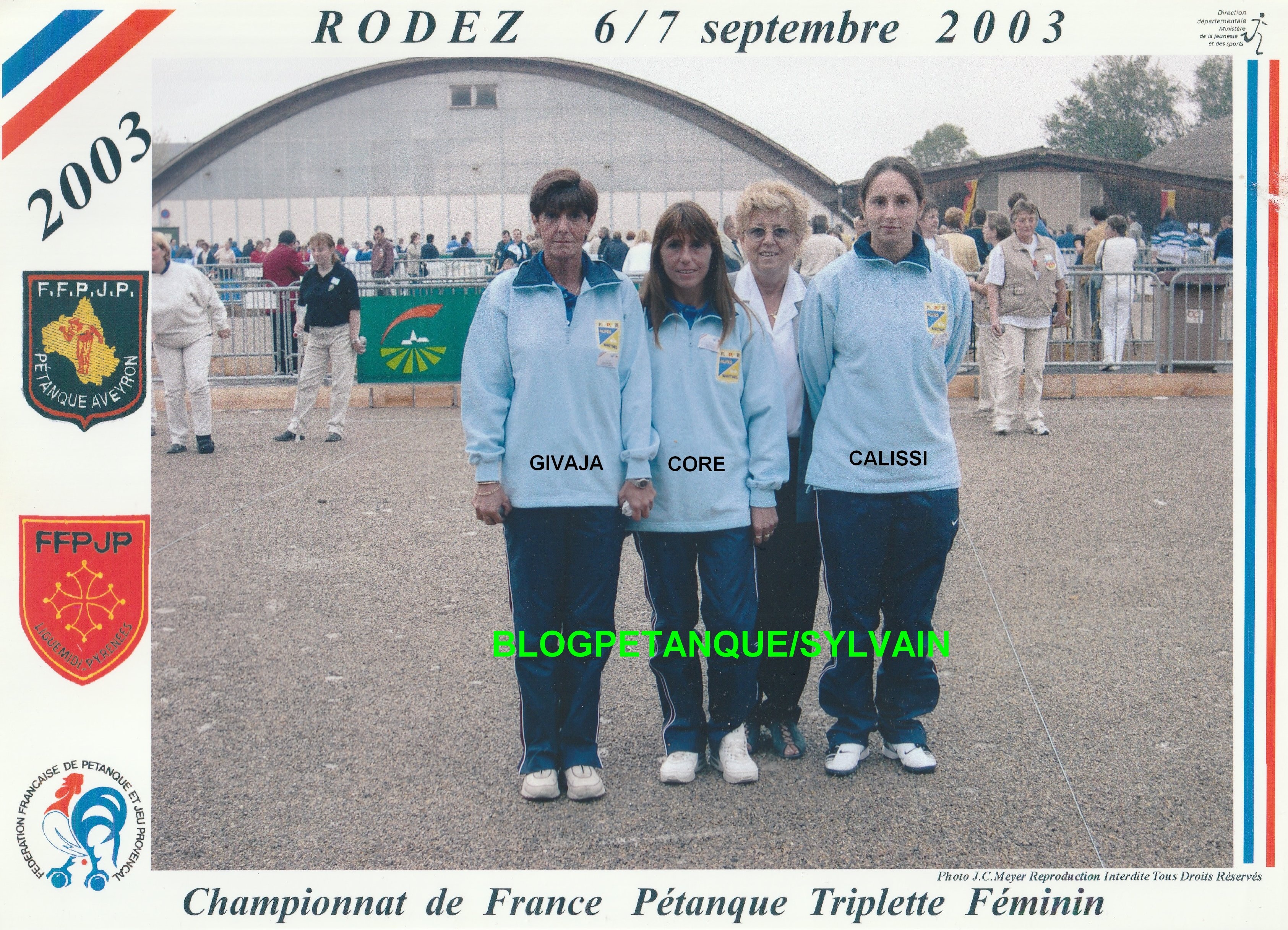 L'année 2003 à la Pétanque