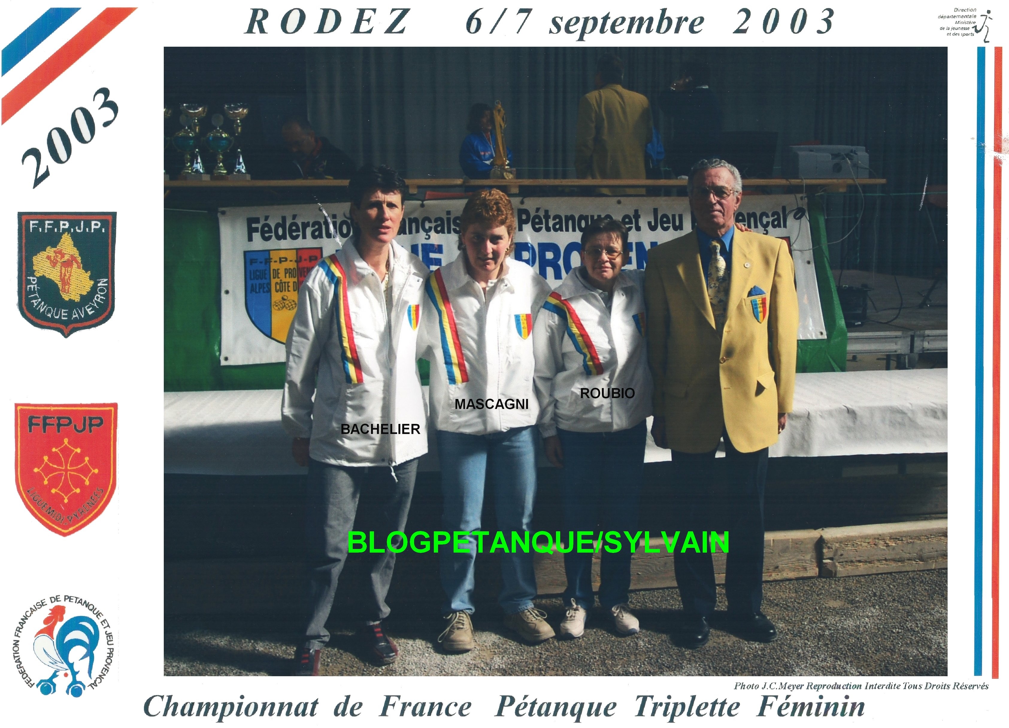 L'année 2003 à la Pétanque