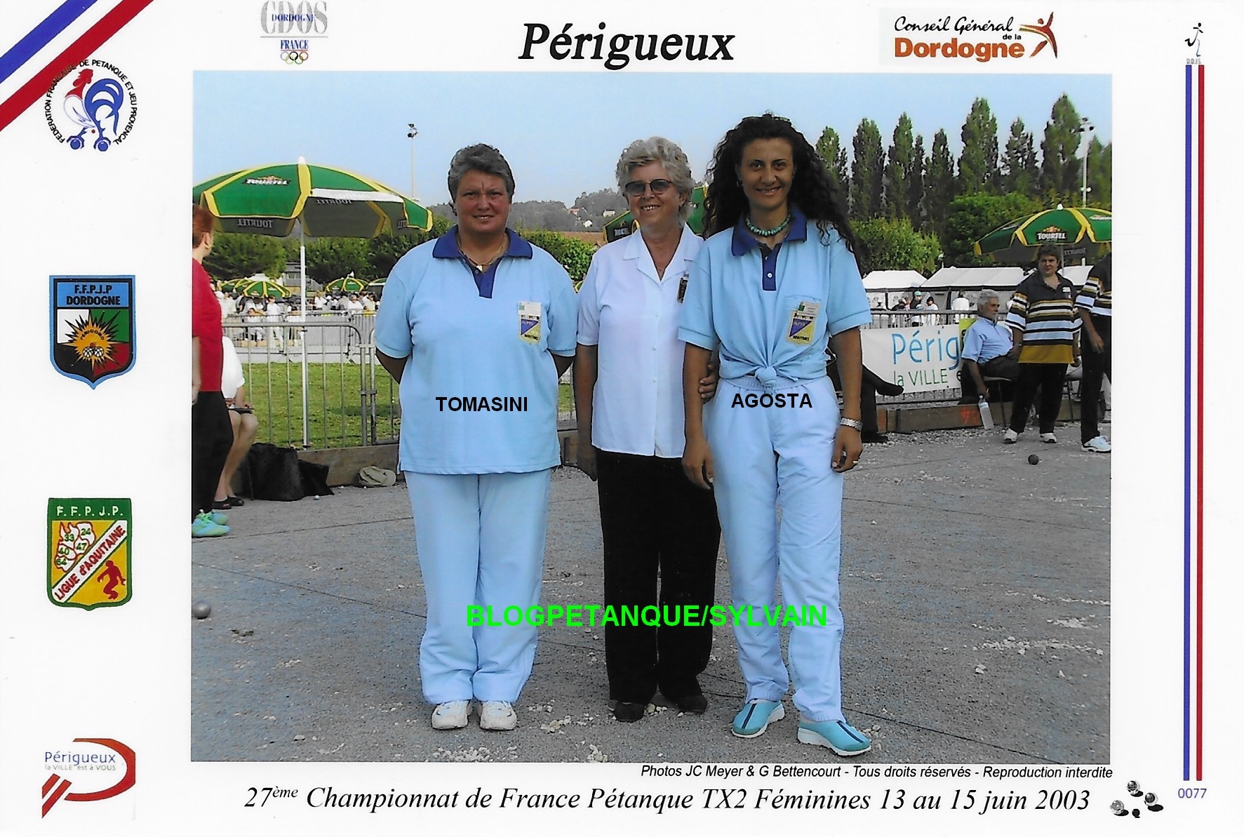 L'année 2003 à la Pétanque