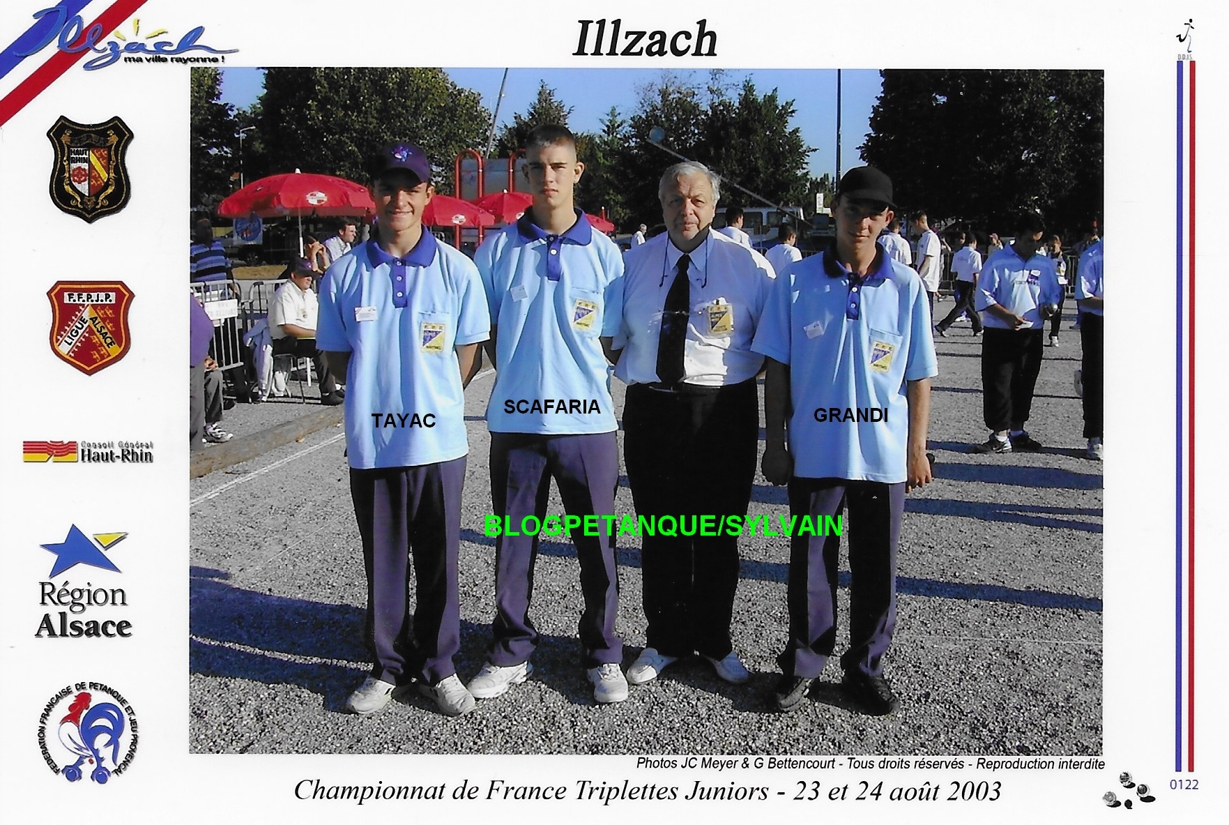 L'année 2003 à la Pétanque
