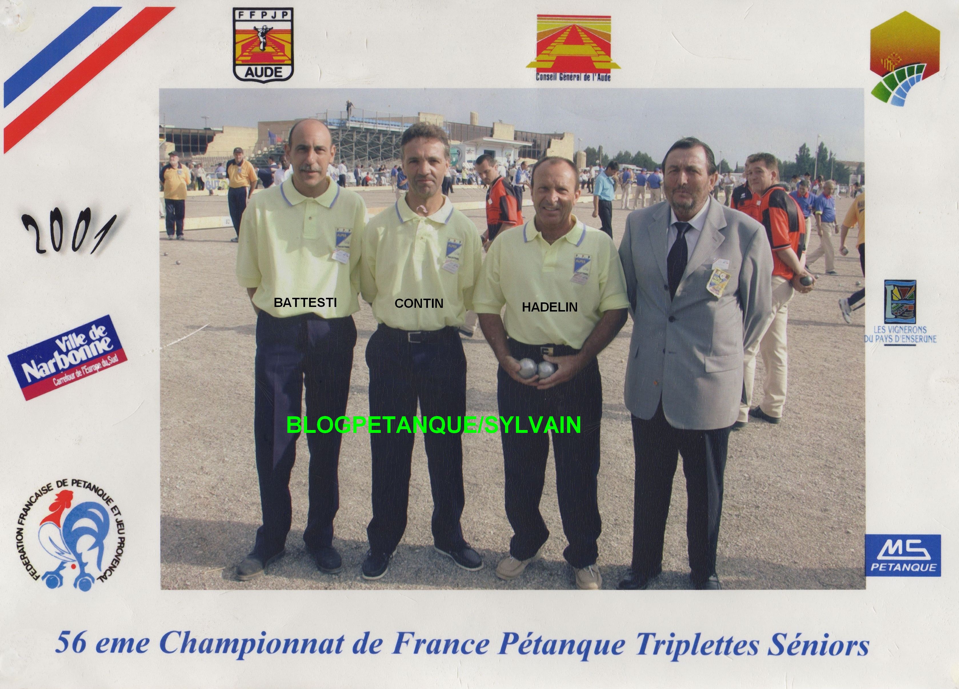 L'année 2001 à la Pétanque L'année 2001 à la Pétanque