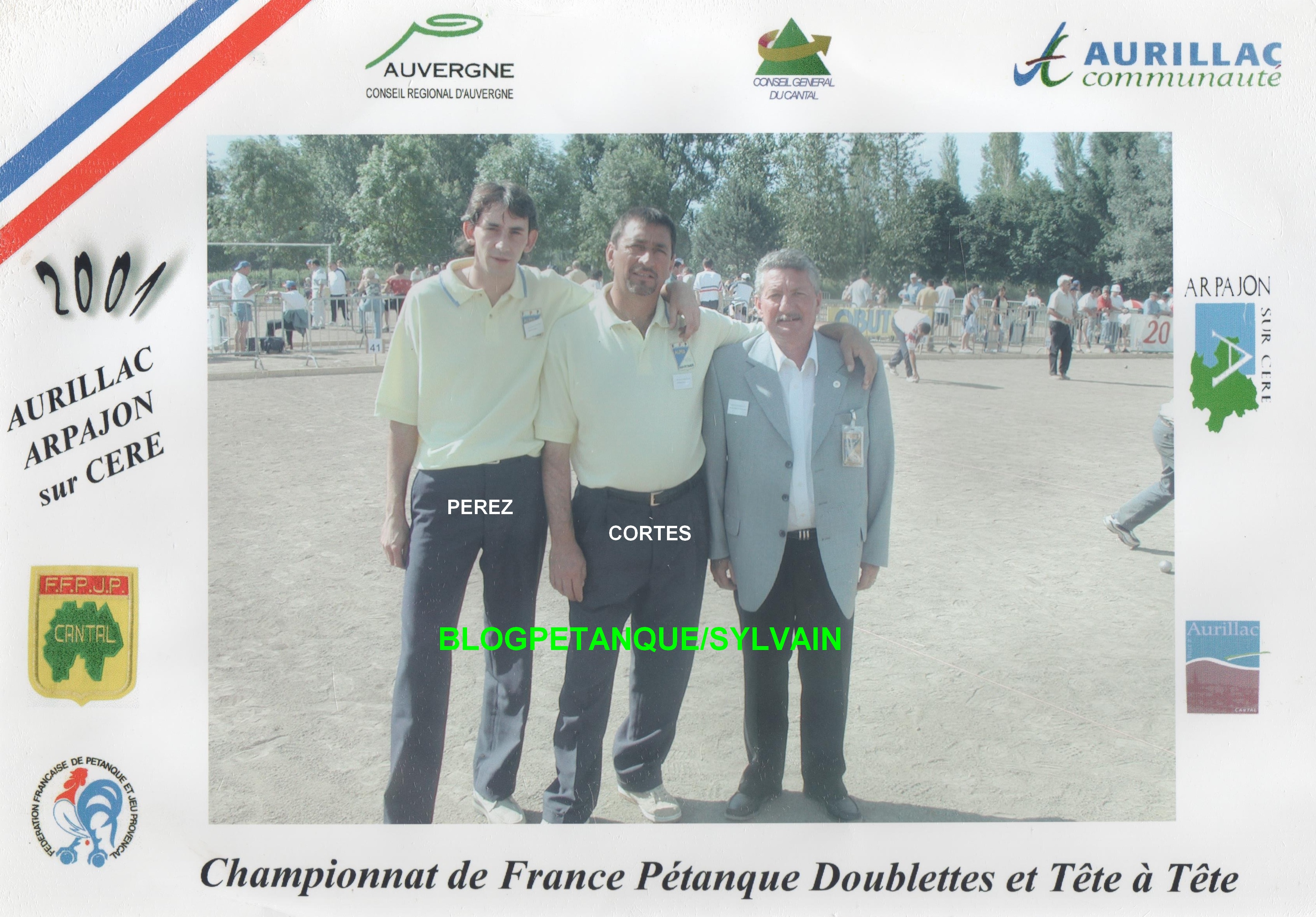 L'année 2001 à la Pétanque
