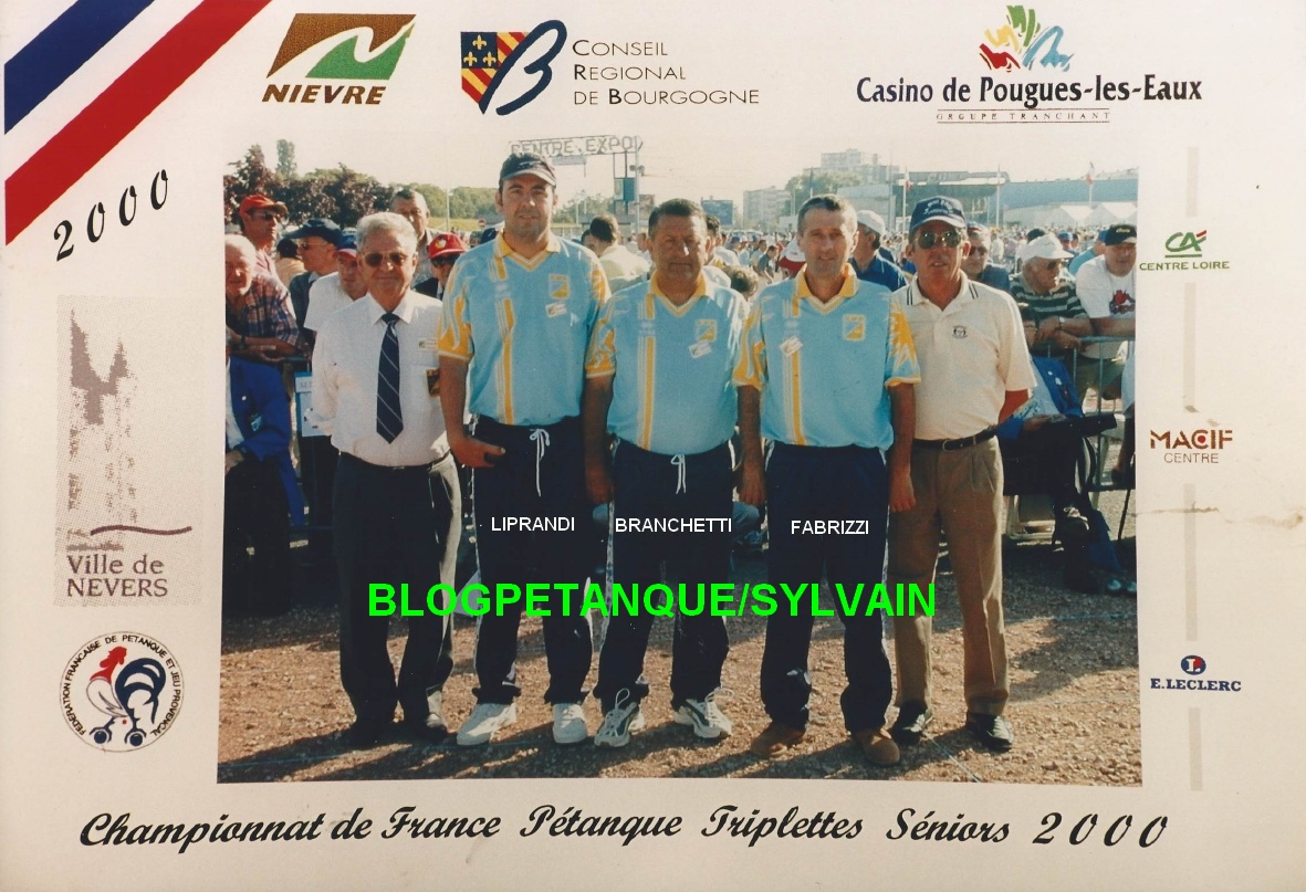 L'année 2000 à la Pétanque