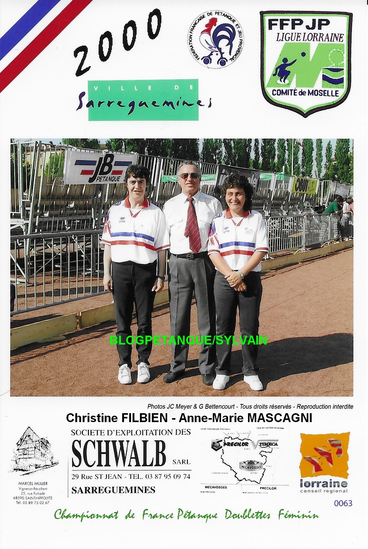 L'année 2000 à la Pétanque