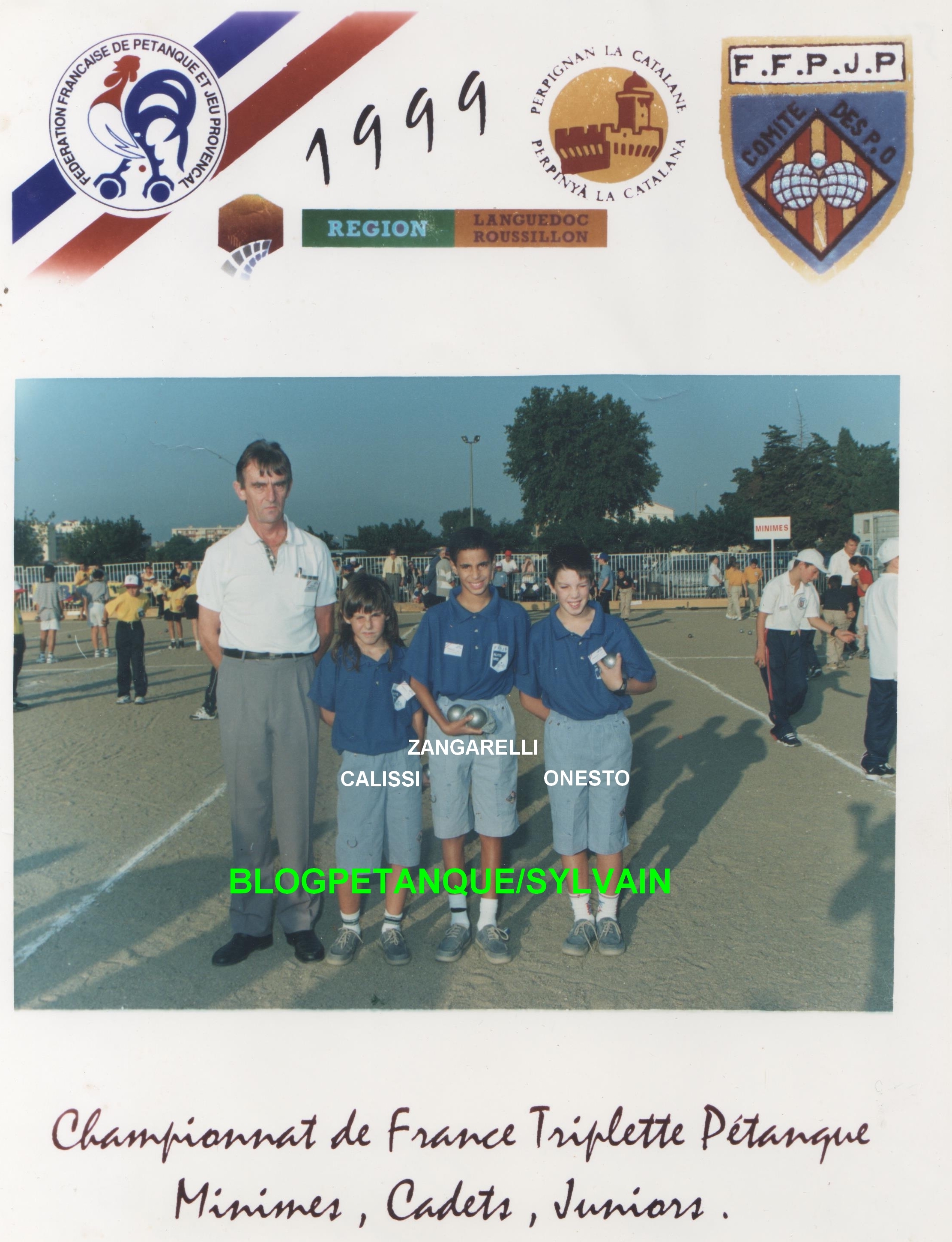 L'année 1999 à la Pétanque