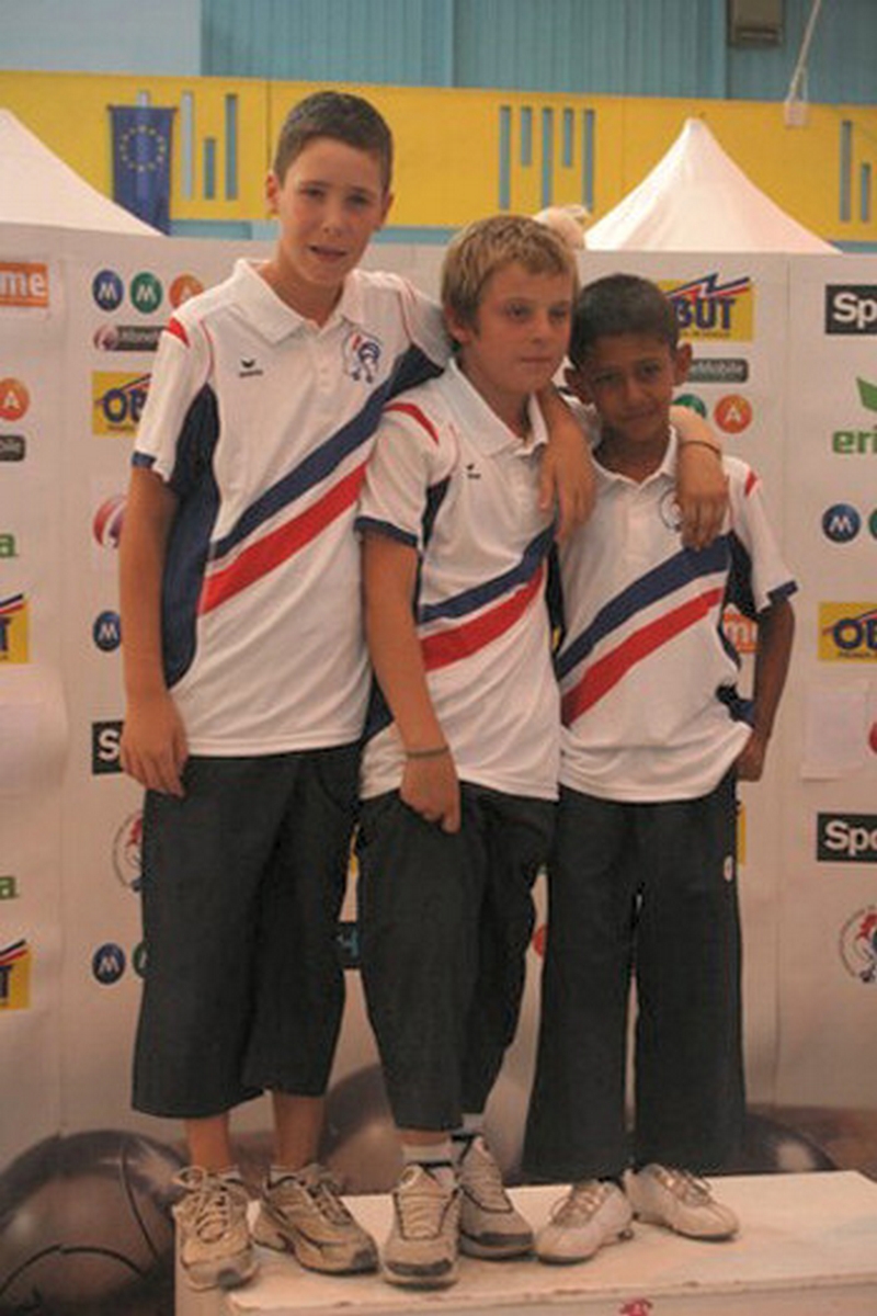 Les champions de France minimes 2009 > Alexandre AUGIER - Vincent AZEVEDO et François GOMEZ