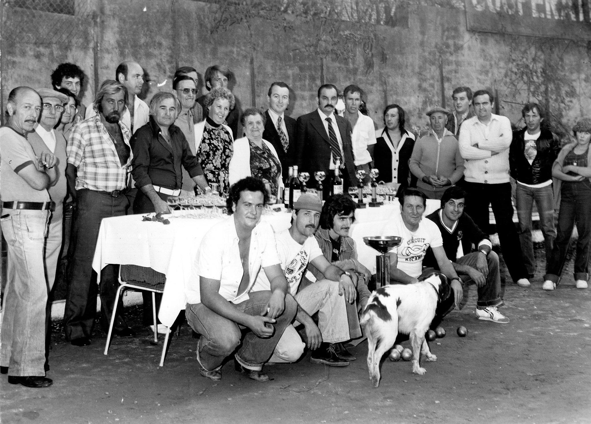 Concours à l' Amicale Mistral du Cannet durant l'été 1979
