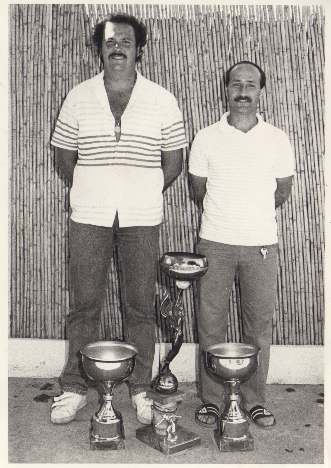 1986 la doublette championne des Alpes-Maritimes