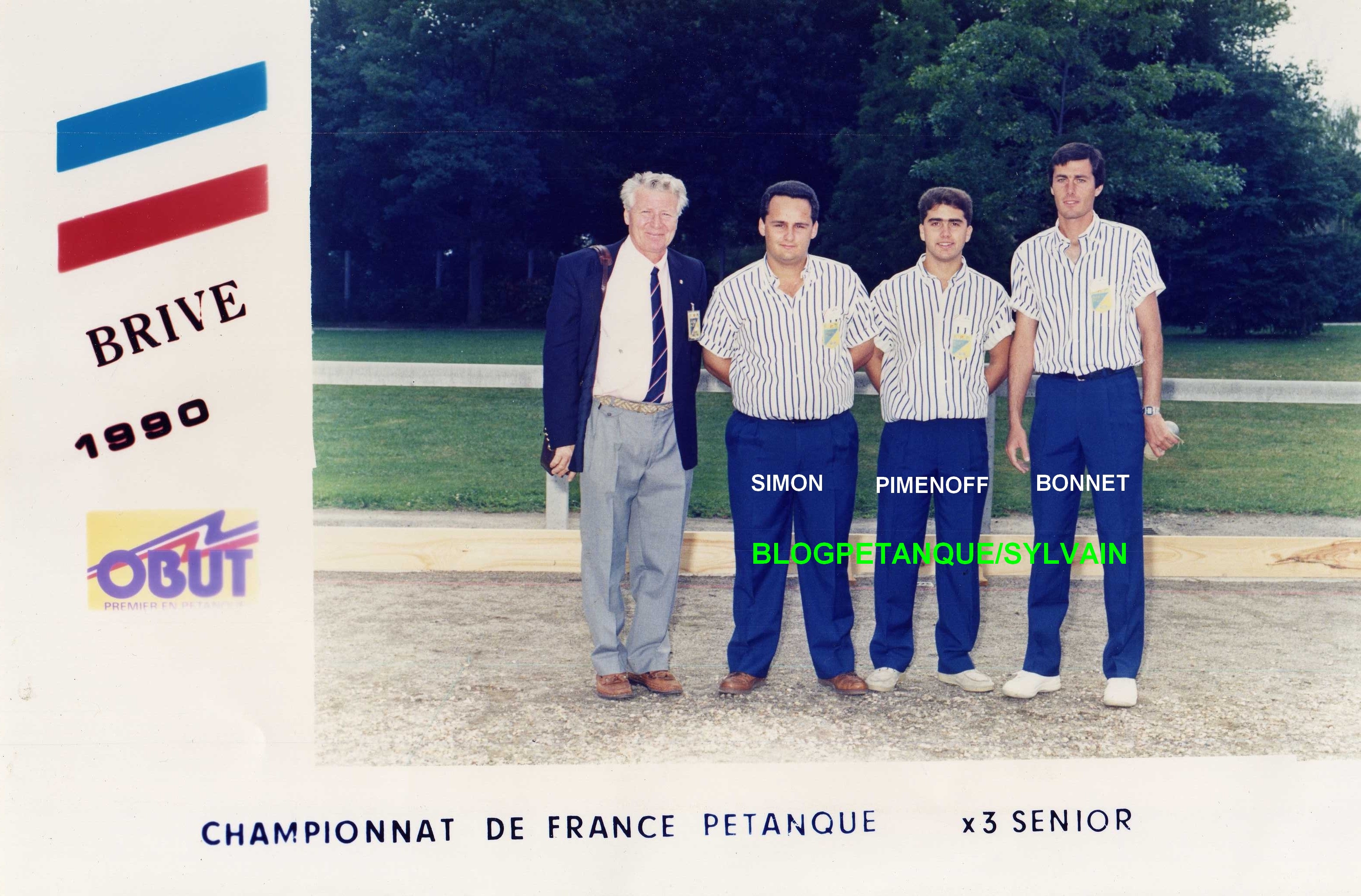 L'année 1990 à la Pétanque