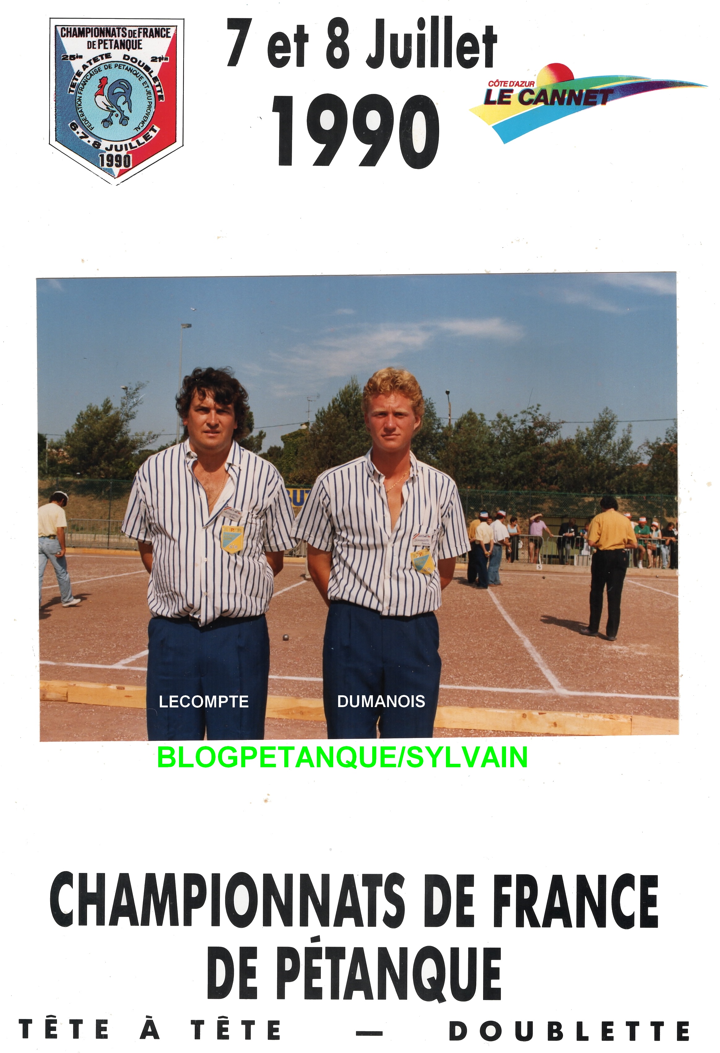 L'année 1990 à la Pétanque