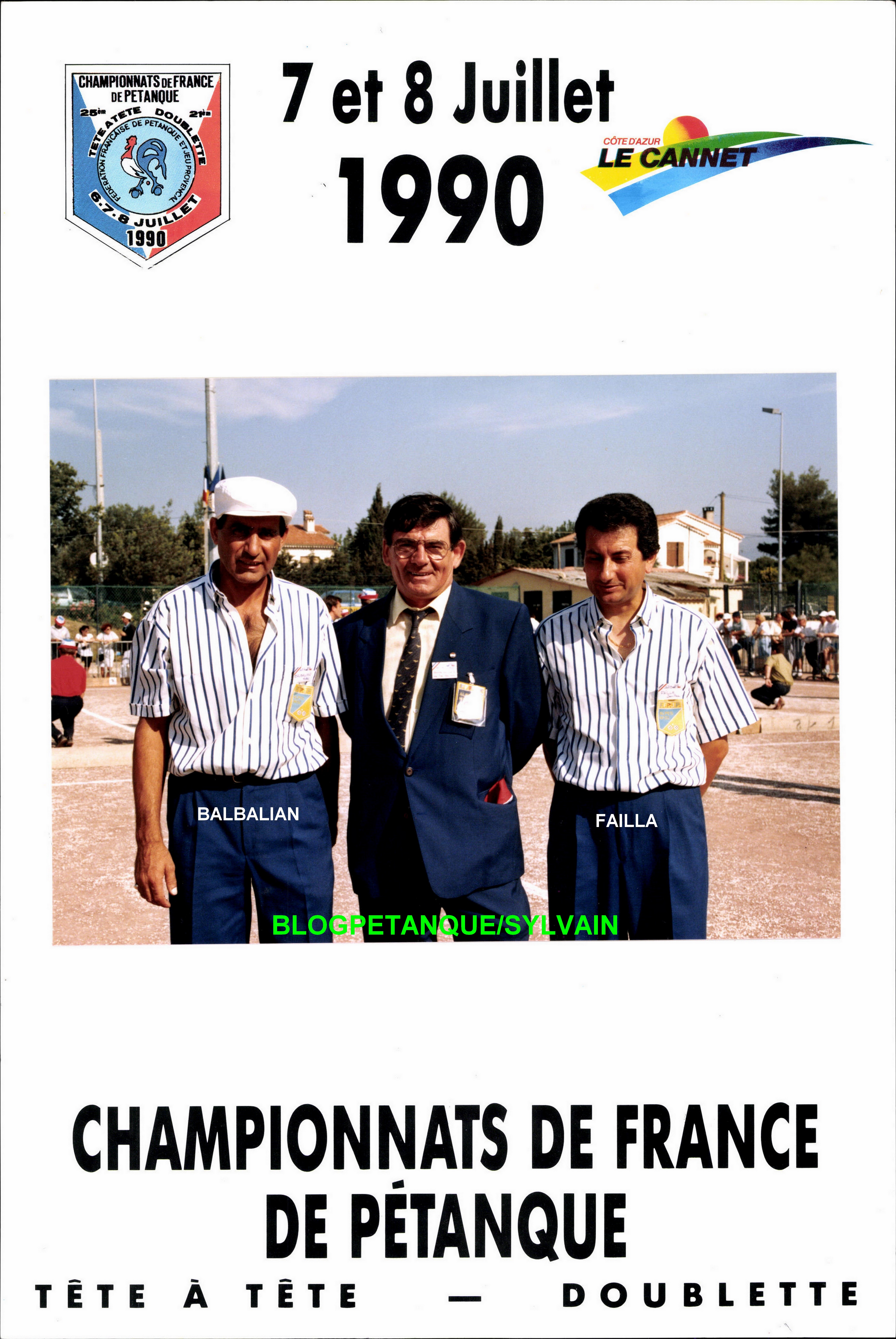 L'année 1990 à la Pétanque